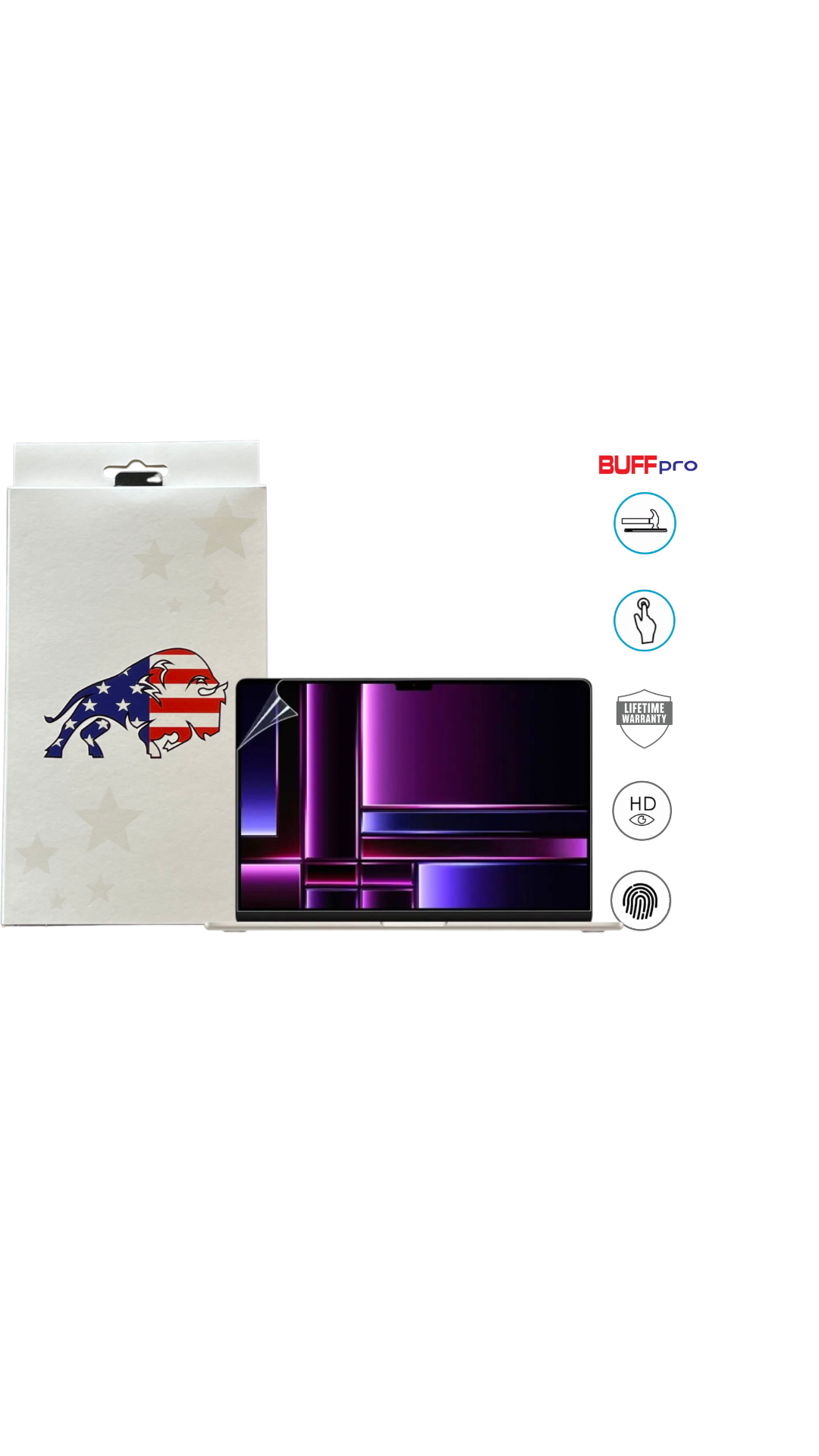 BUFF Pro 7ª geração Full Protec Blue Light Para Mac