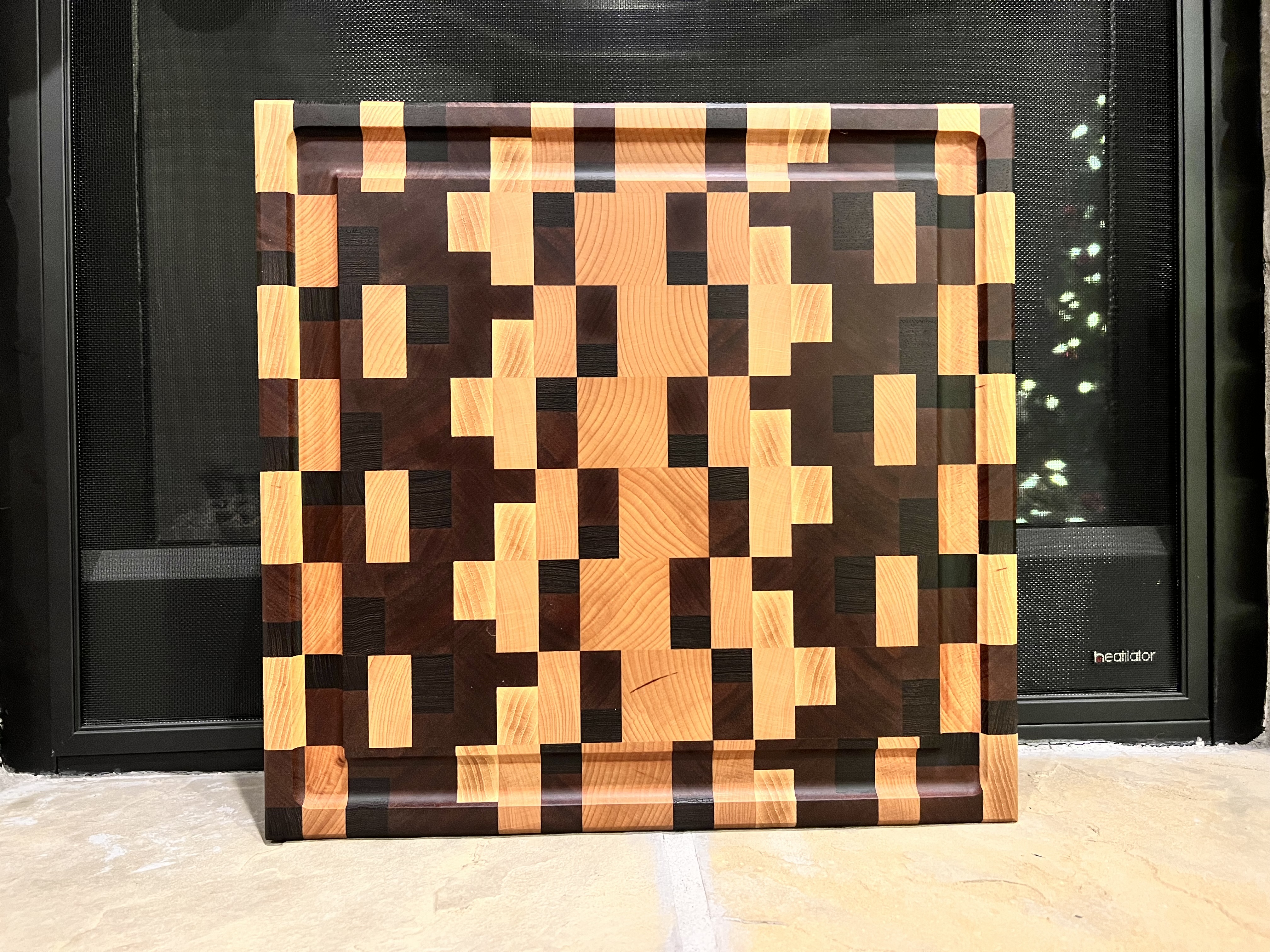 End Grain Butcher Block Cutting Board