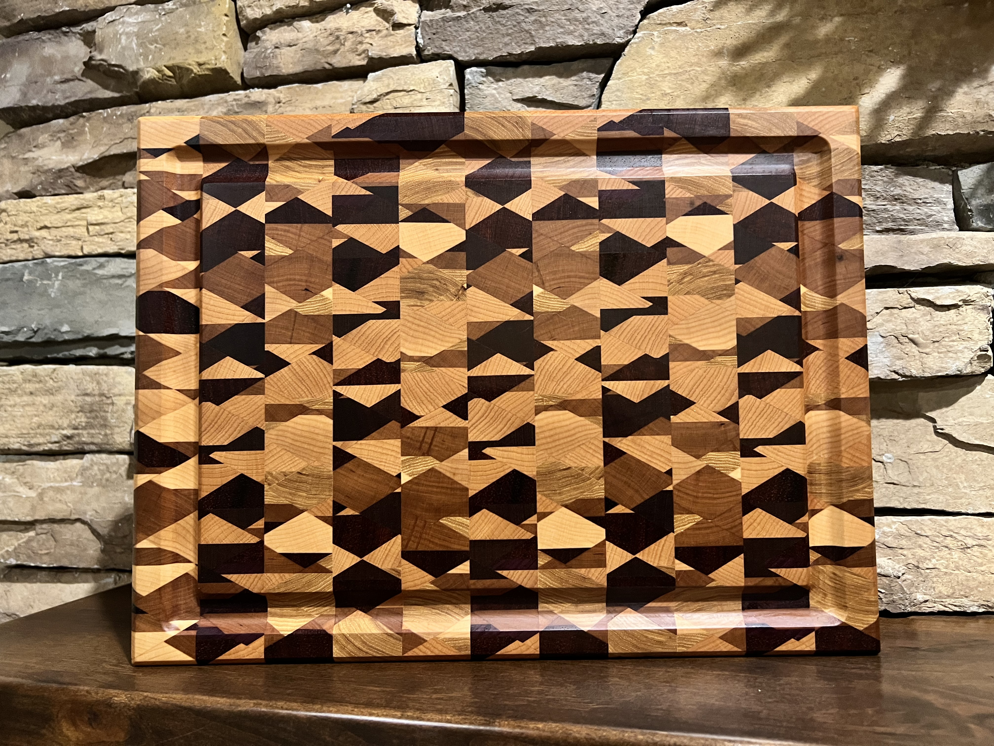 End Grain Chaos Cutting Board