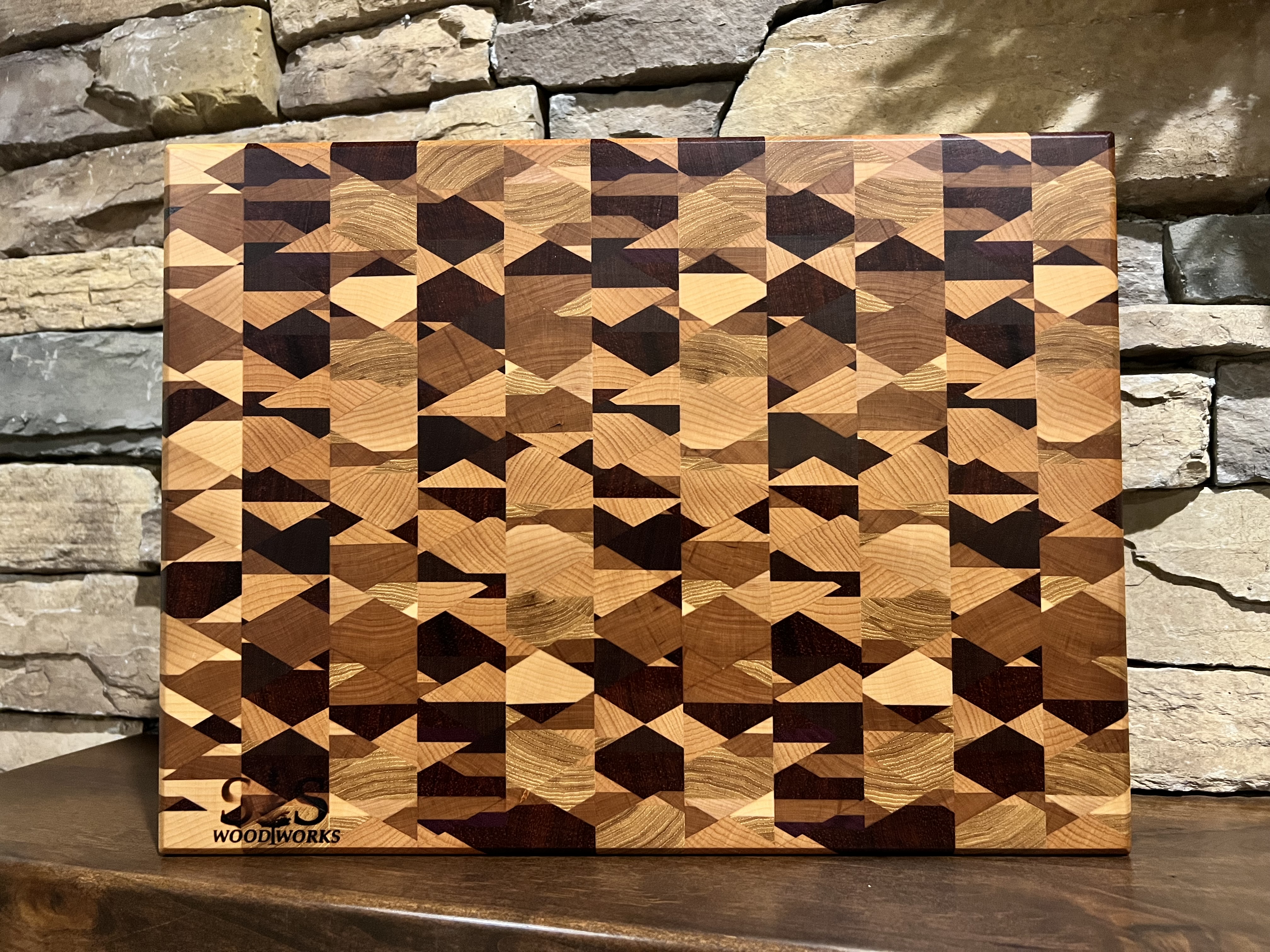 End Grain Chaos Cutting Board