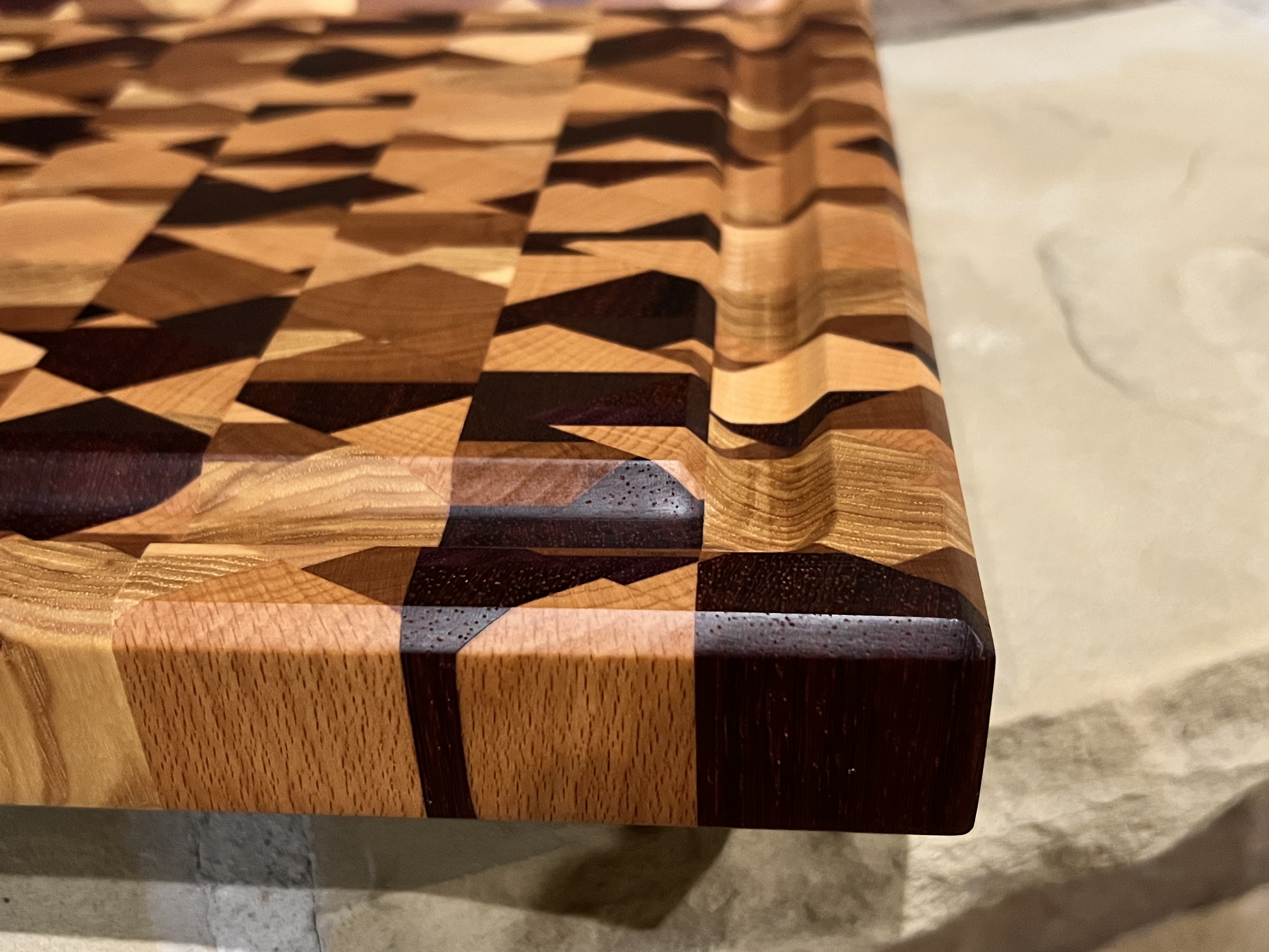 End Grain Chaos Cutting Board