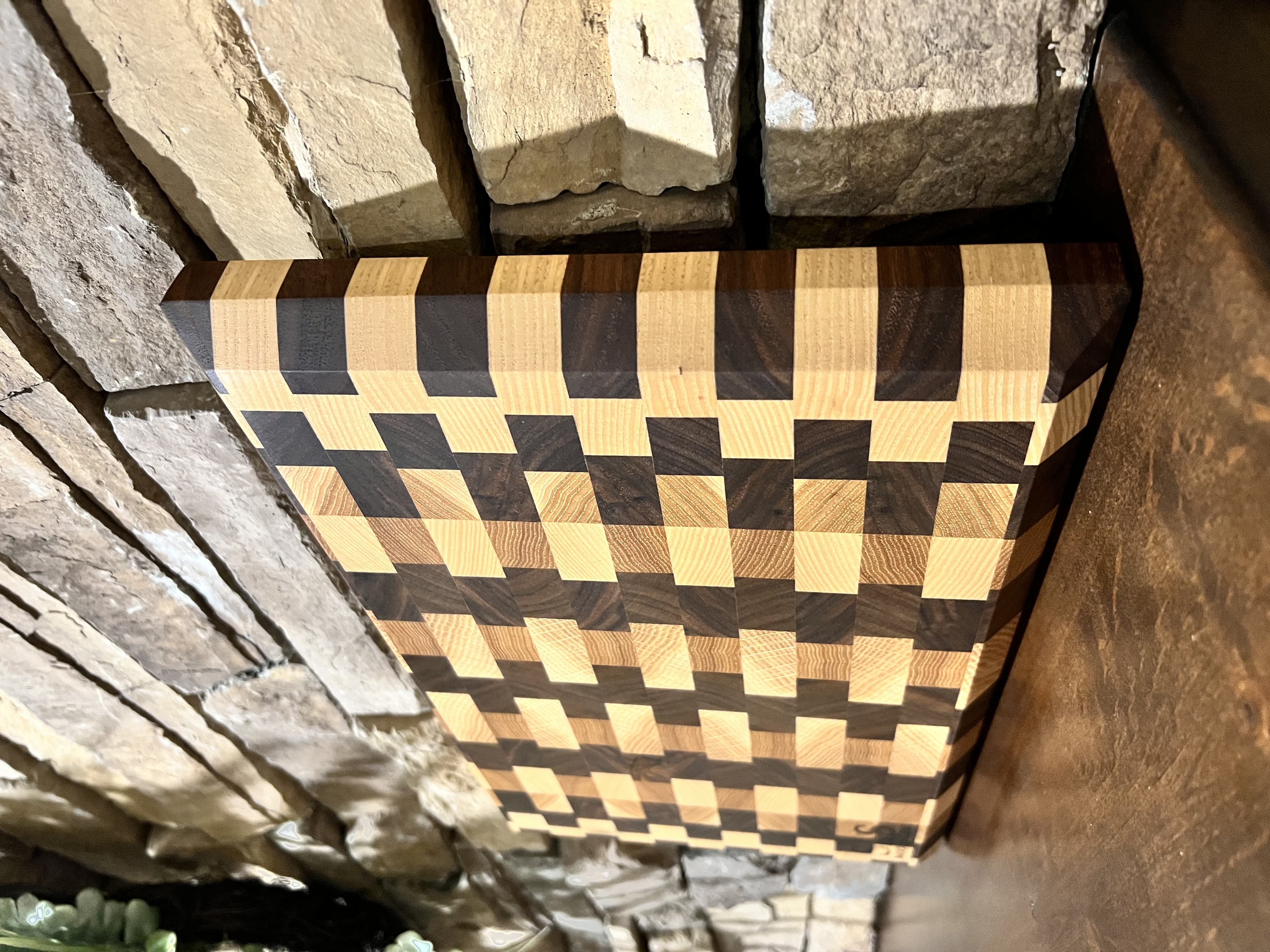 End Grain Multi Species Cutting Board
