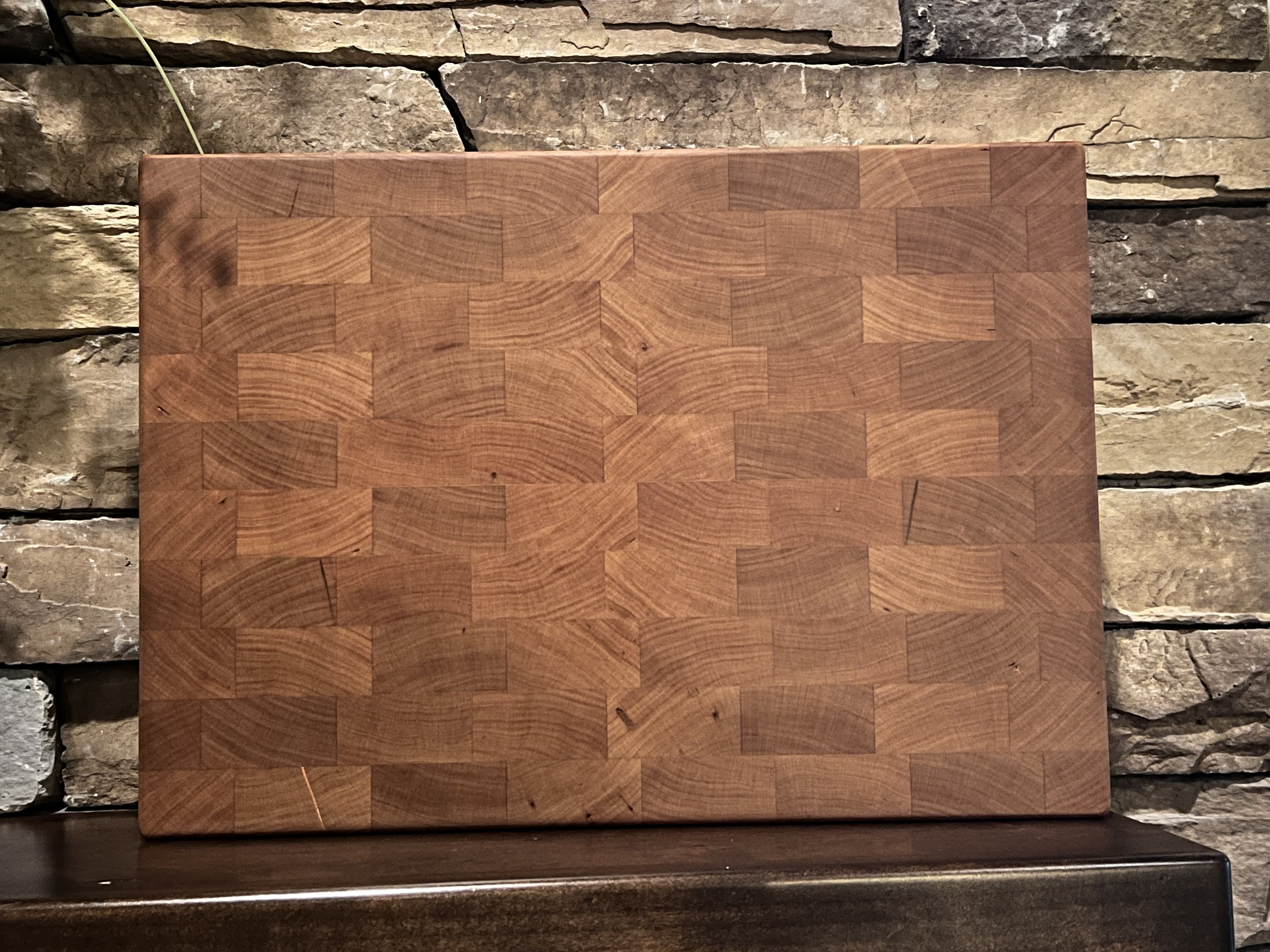 Steer End Grain Inlay