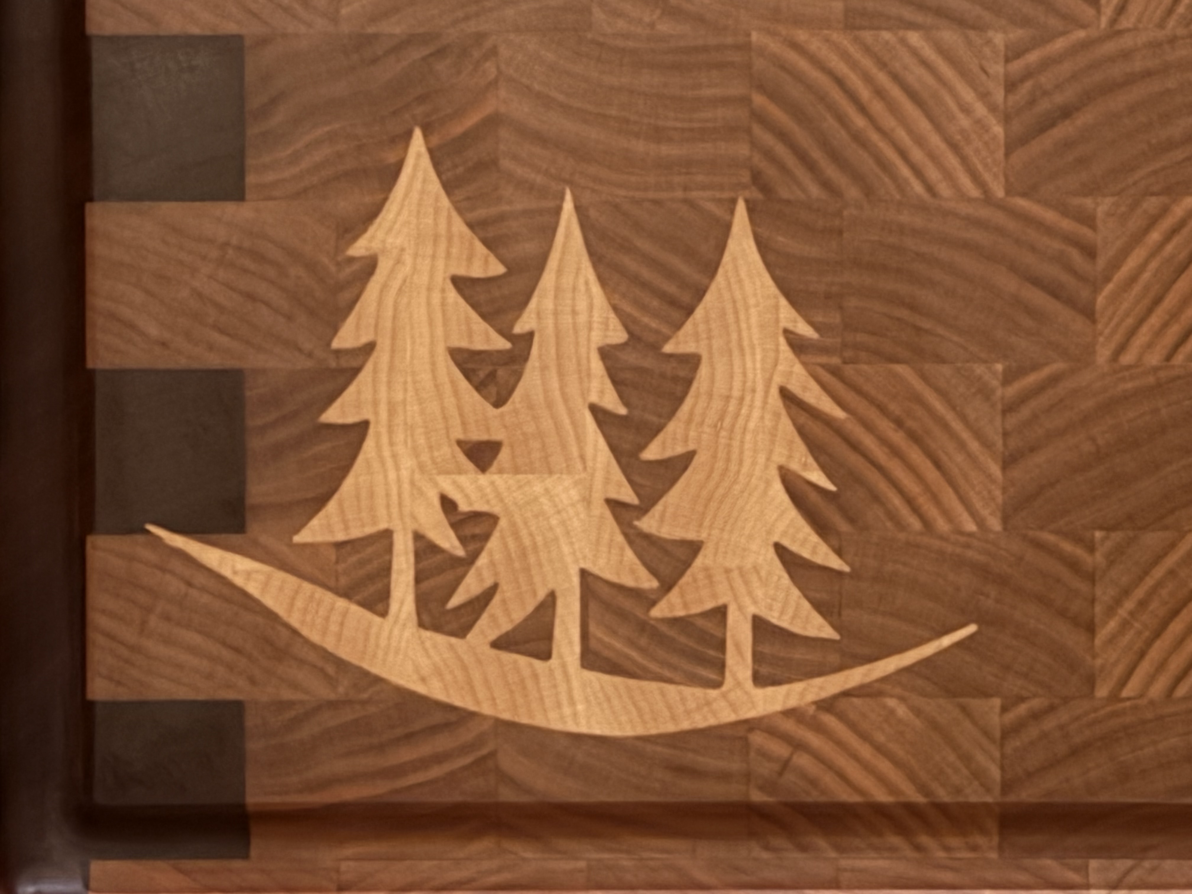 Trees End Grain Inlay