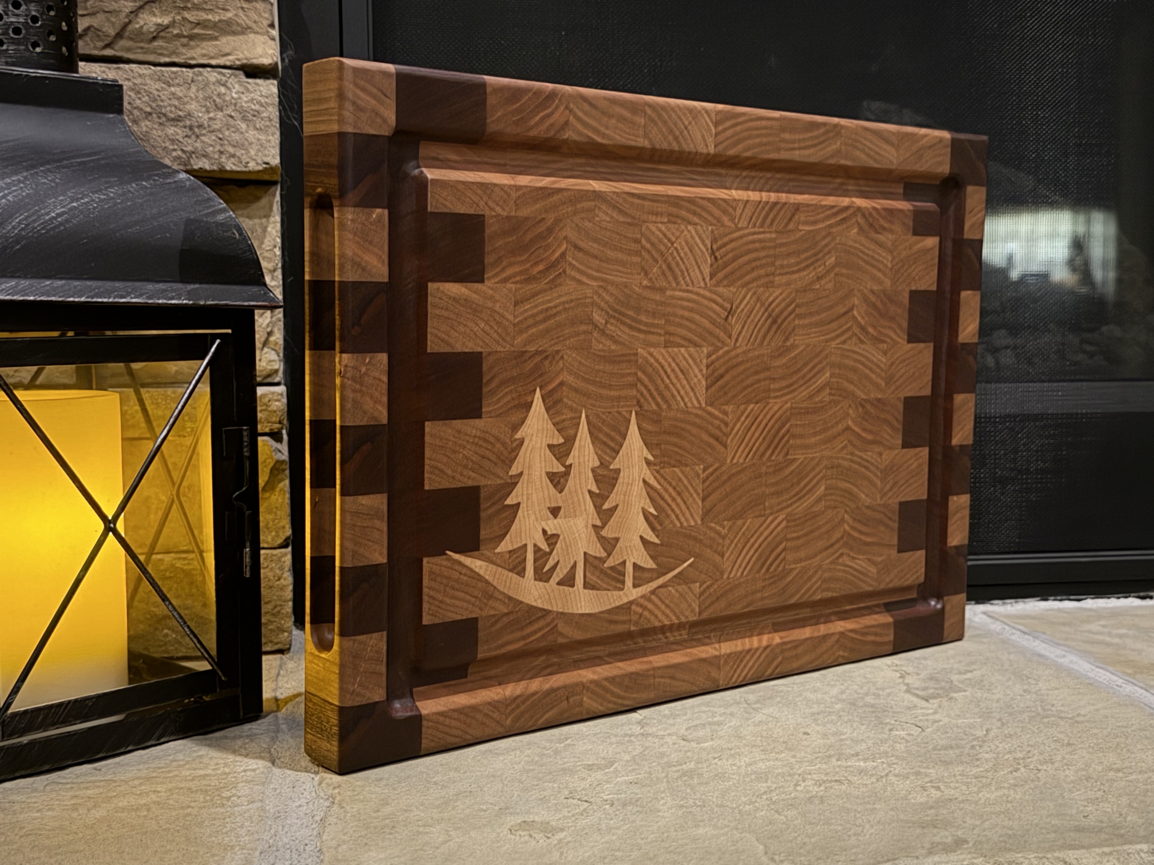 Trees End Grain Inlay