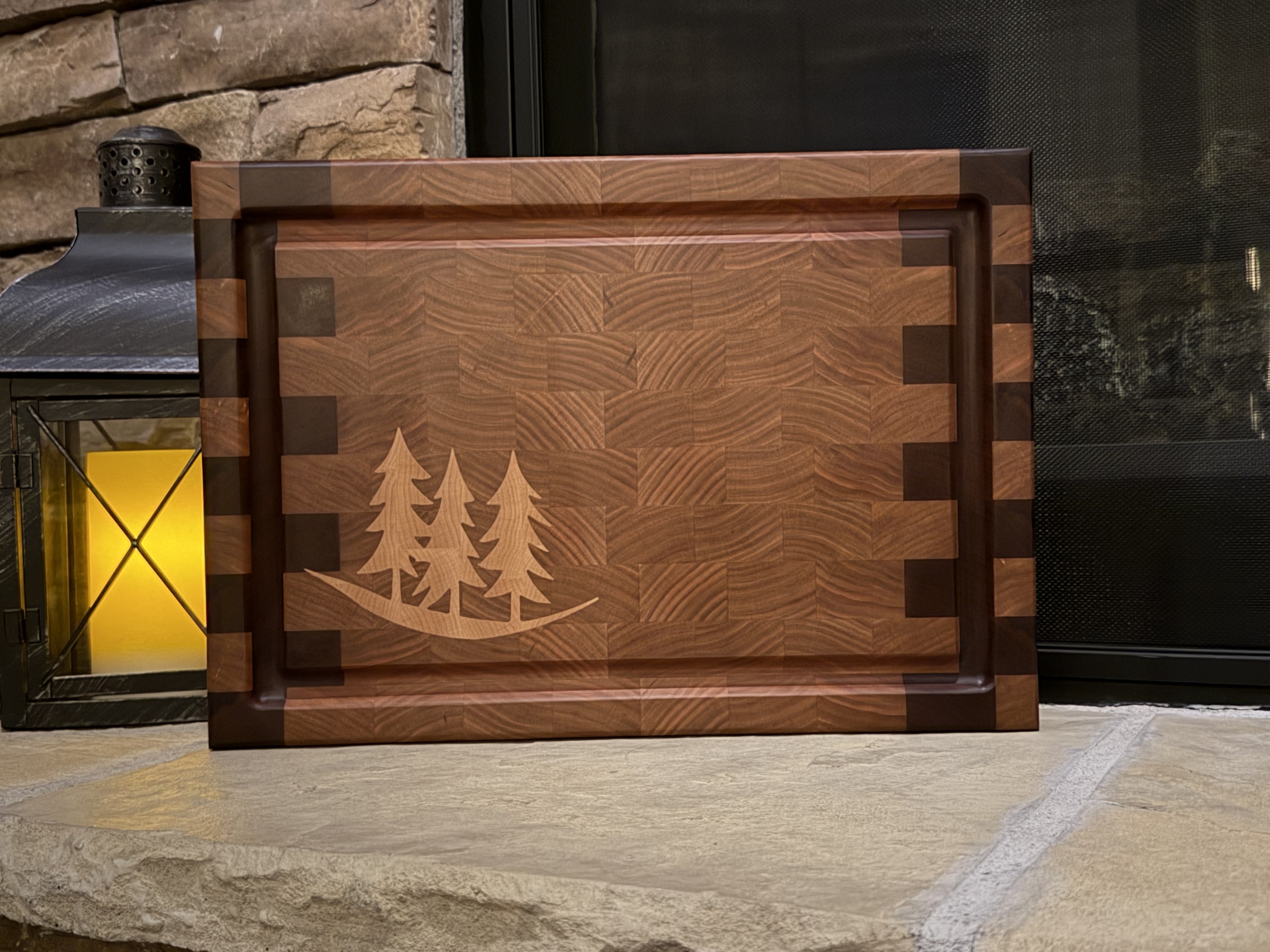 Trees End Grain Inlay