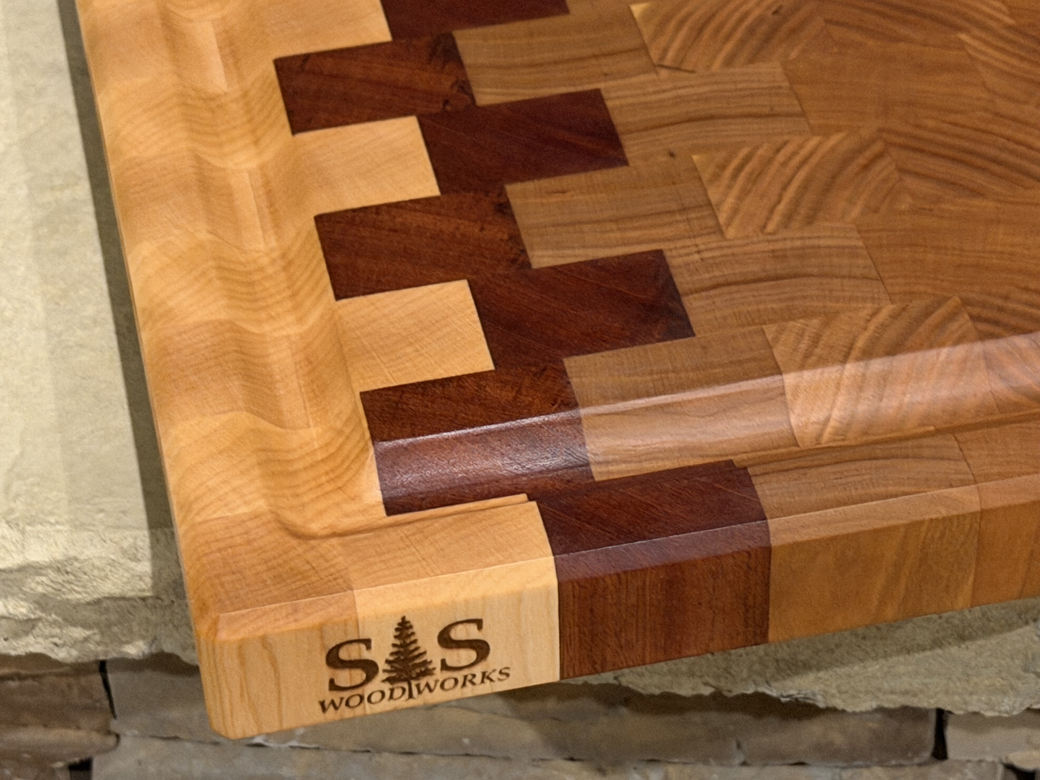 Handmade End-Grain Cutting Board