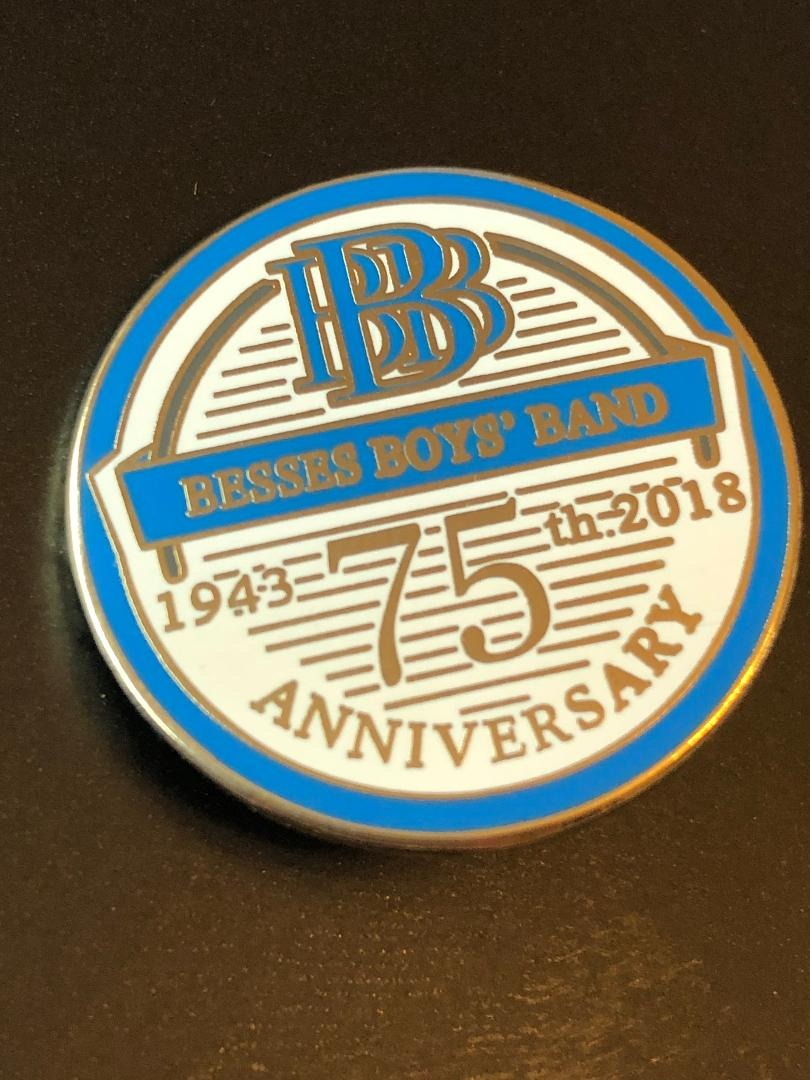 75th Anniversary Pin Badge