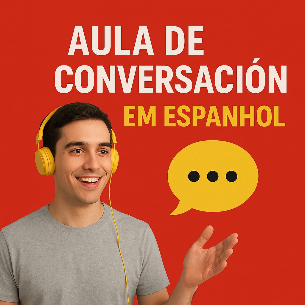 Aula de conversação 100% em espanhol com nativos
