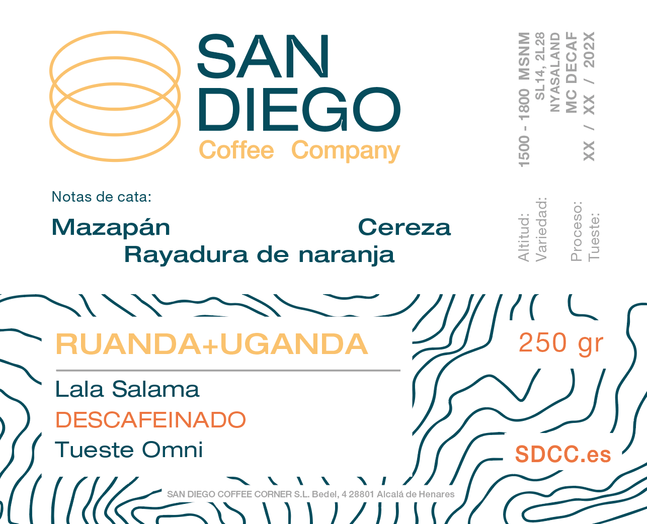 UGANDA & RUANDA - LALA SALAMA <DESCAFEINADO> - LAVADO - OMNI