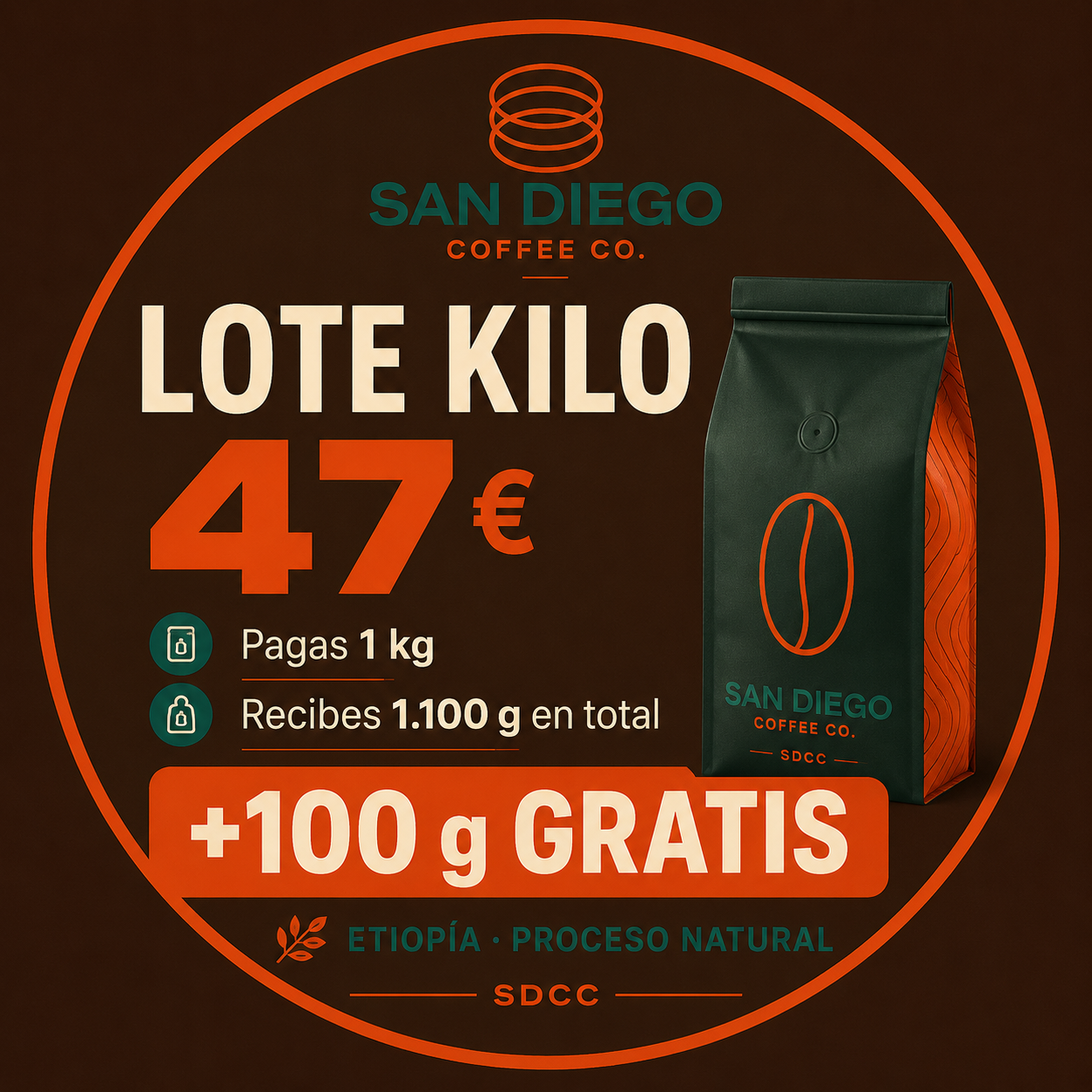 LOTE KILO - ETIOPÍA NATURAL - 