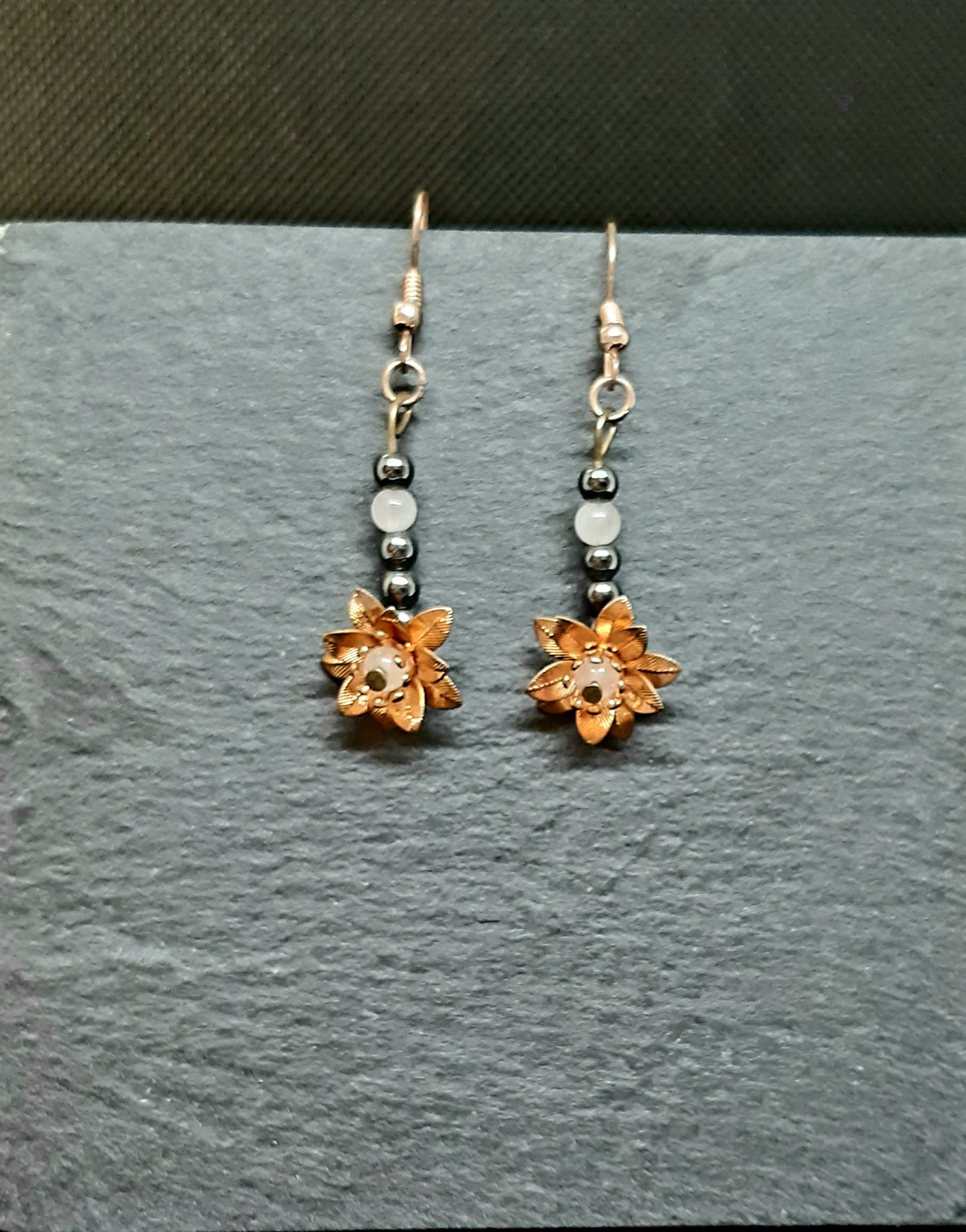 Boucles d'oreilles fleur