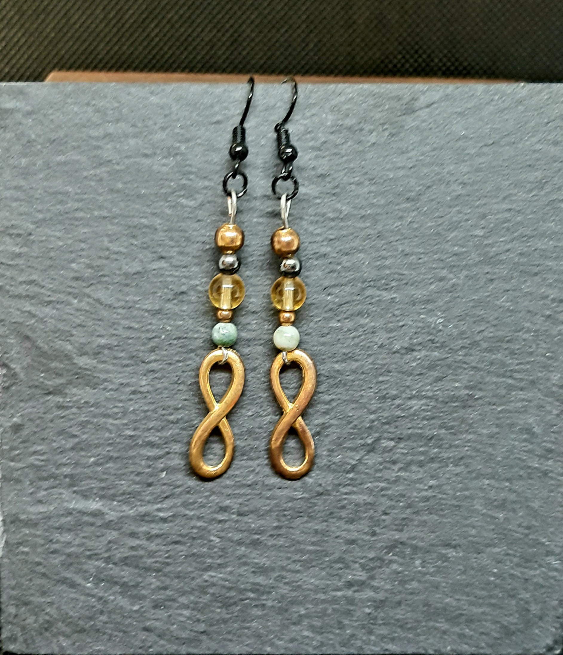 Boucles d'oreilles infini