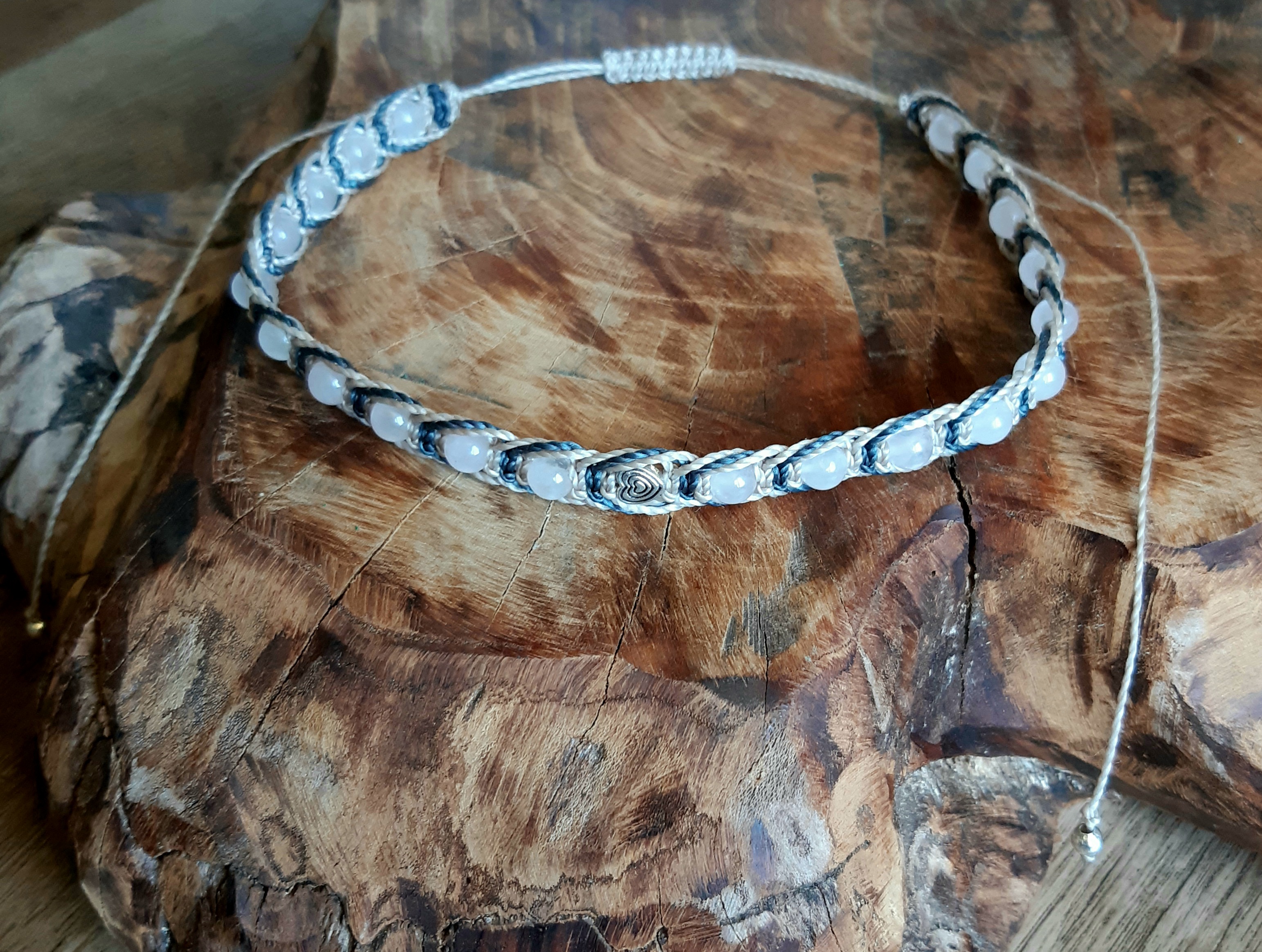 Collier énergétique en quartz rose