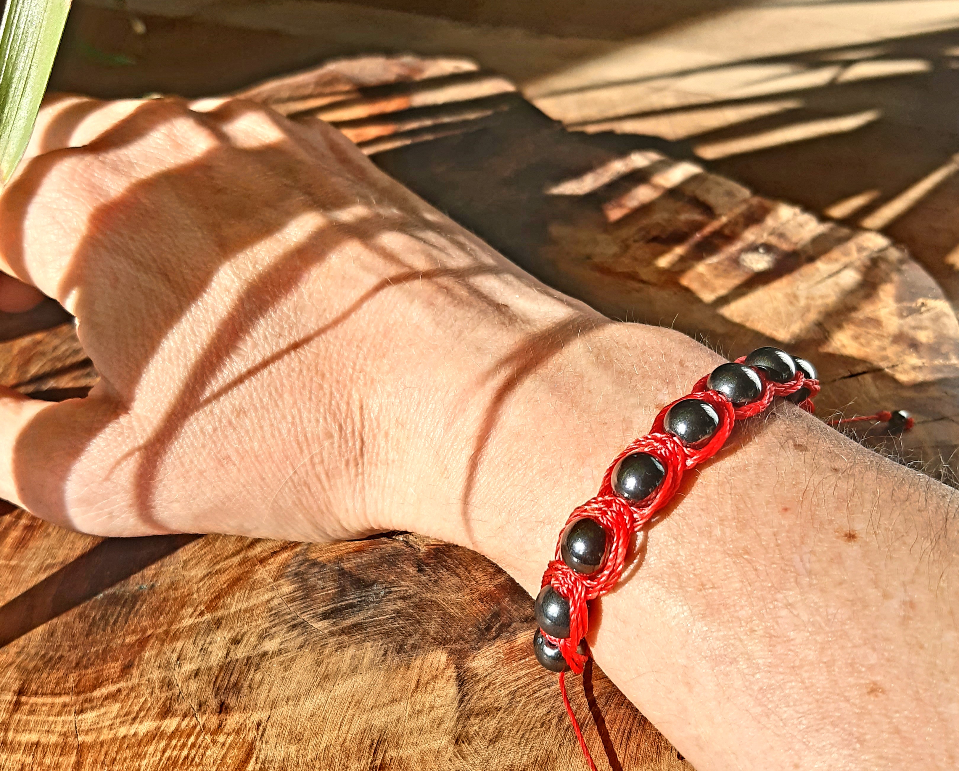 Bracelet énergétique en macramé