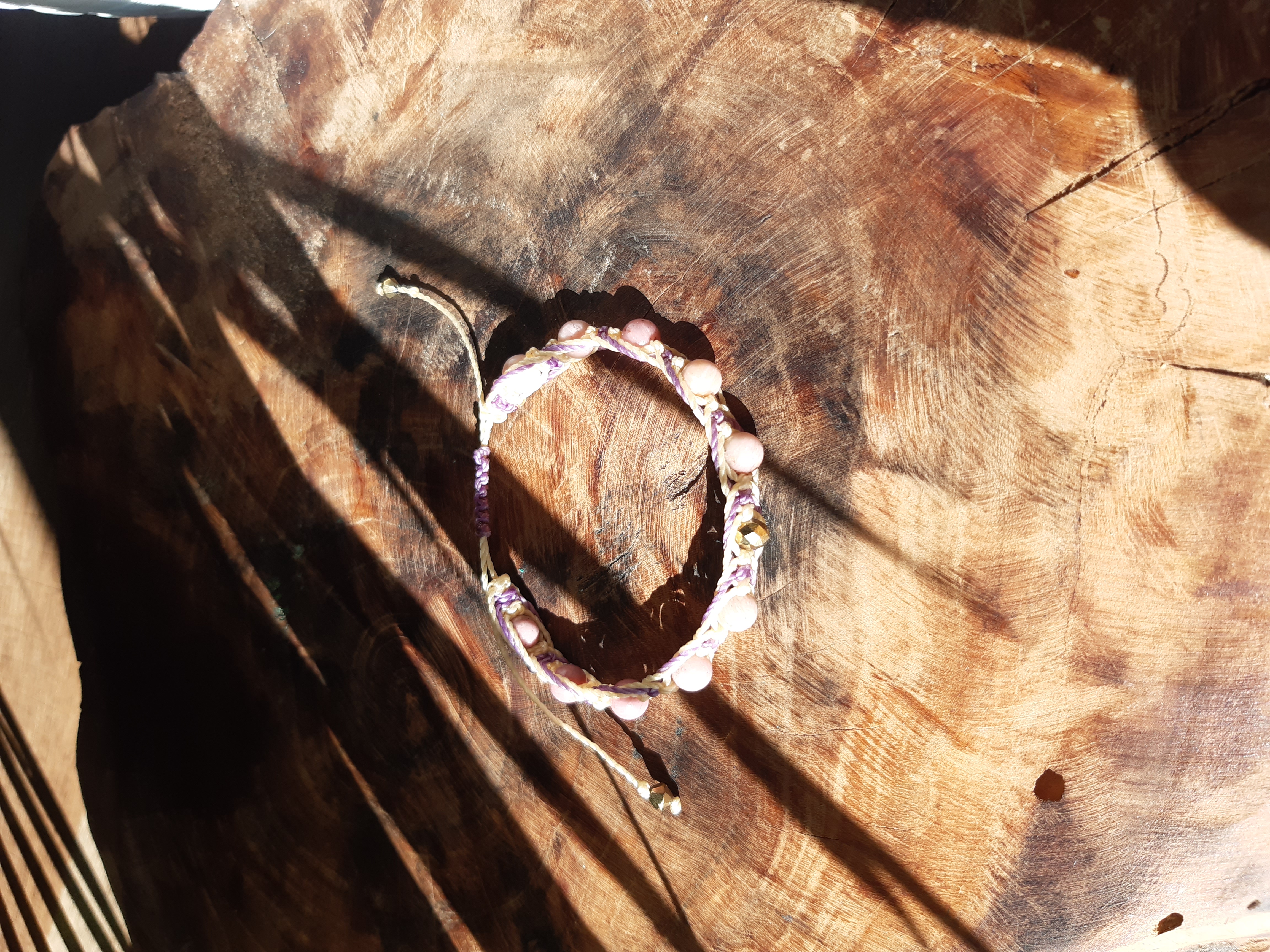 Bracelet énergétique en macramé