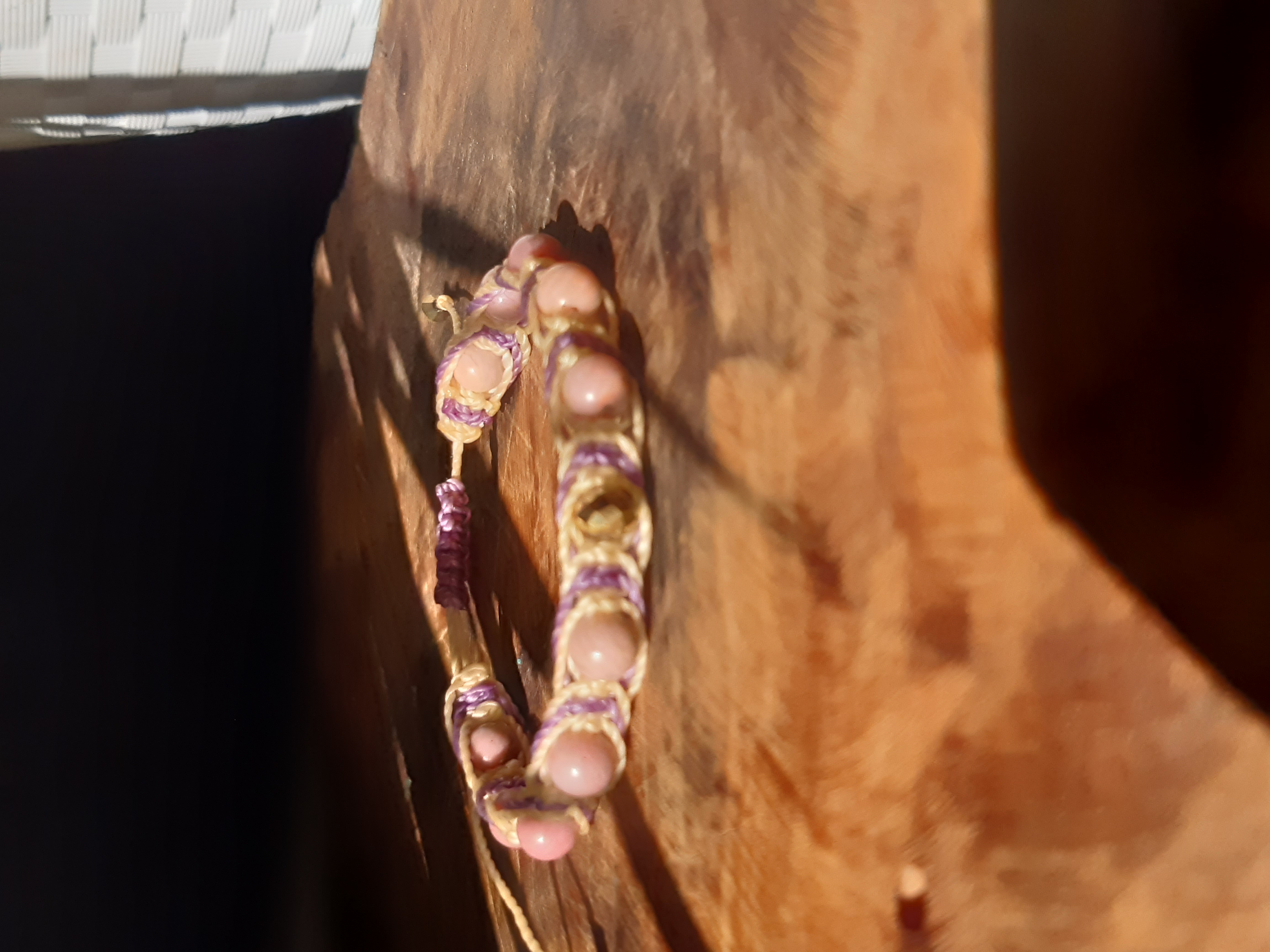 Bracelet énergétique en macramé