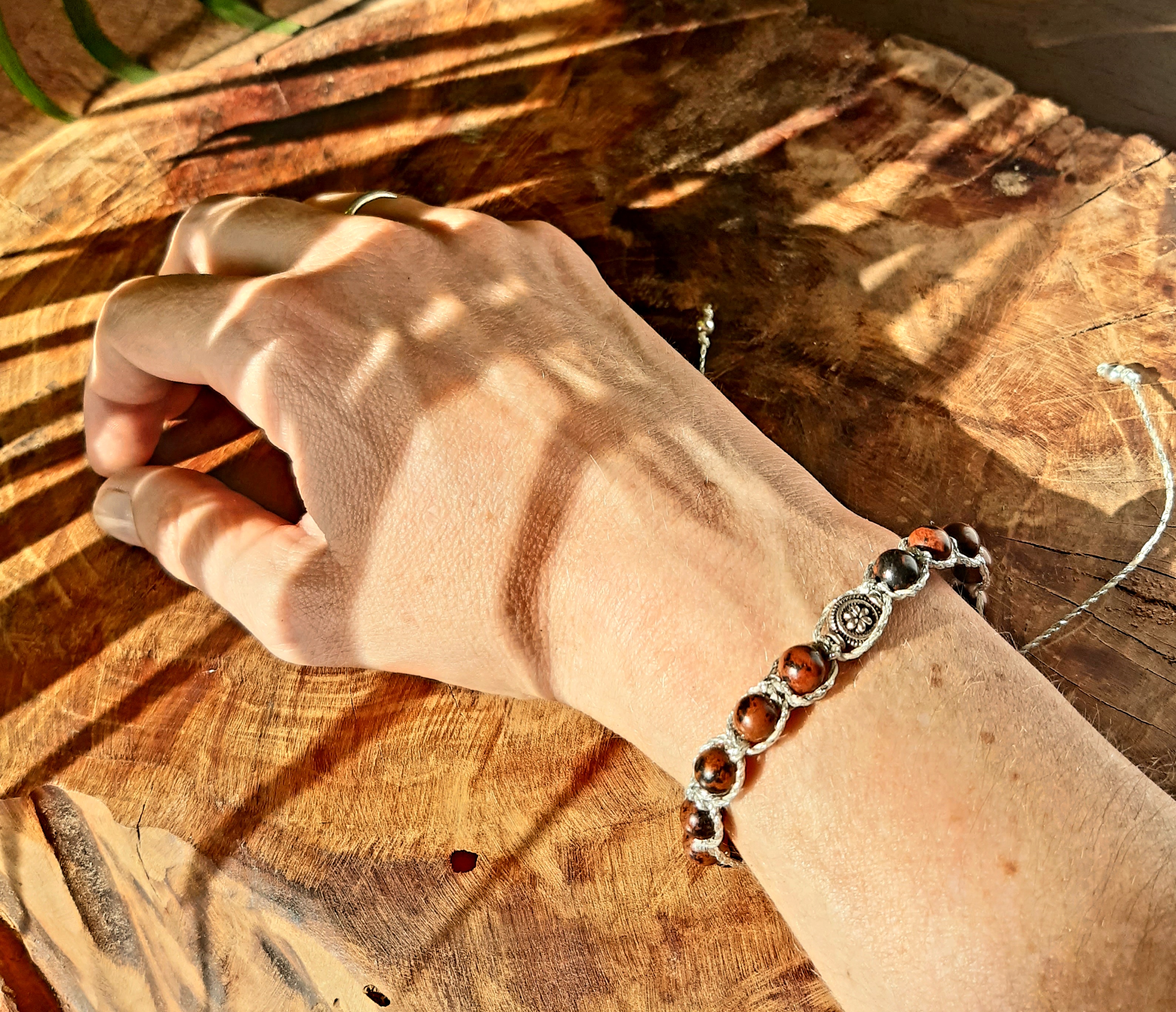 Bracelet énergétique en macramé