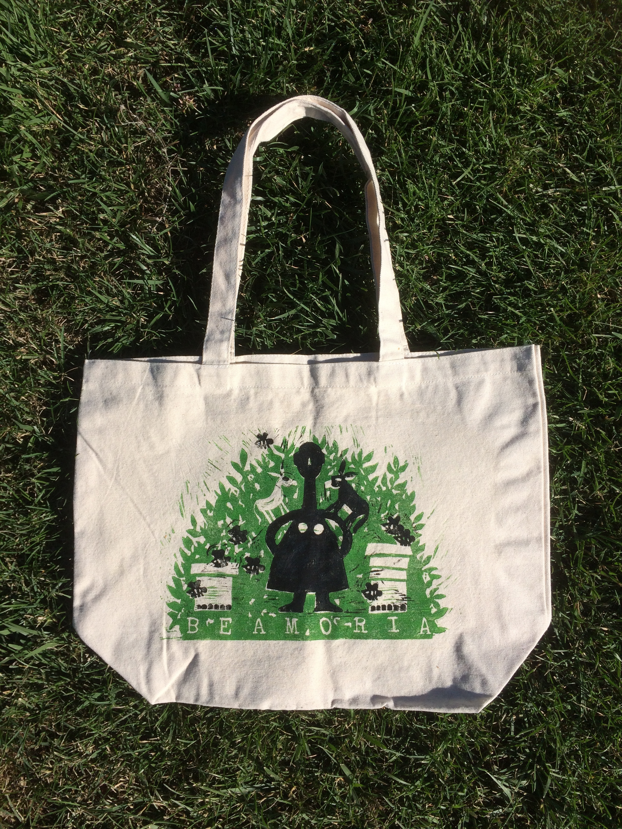 Saco algodão linogravado