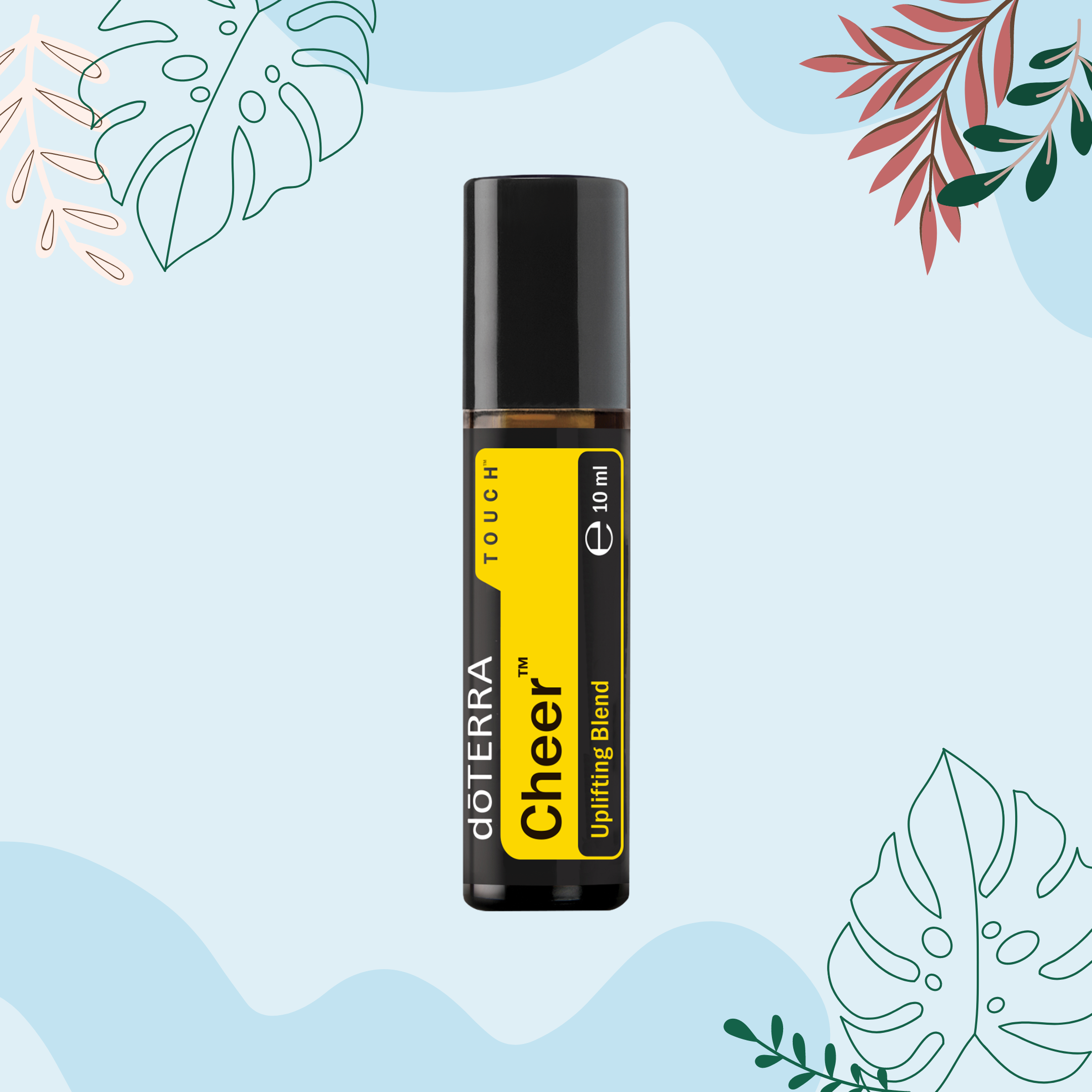 dōTERRA Cheer™ Touch pozityvumo suteikiantis mišinys (10ml) buteliuke su rutuliniu aplikatoriumi