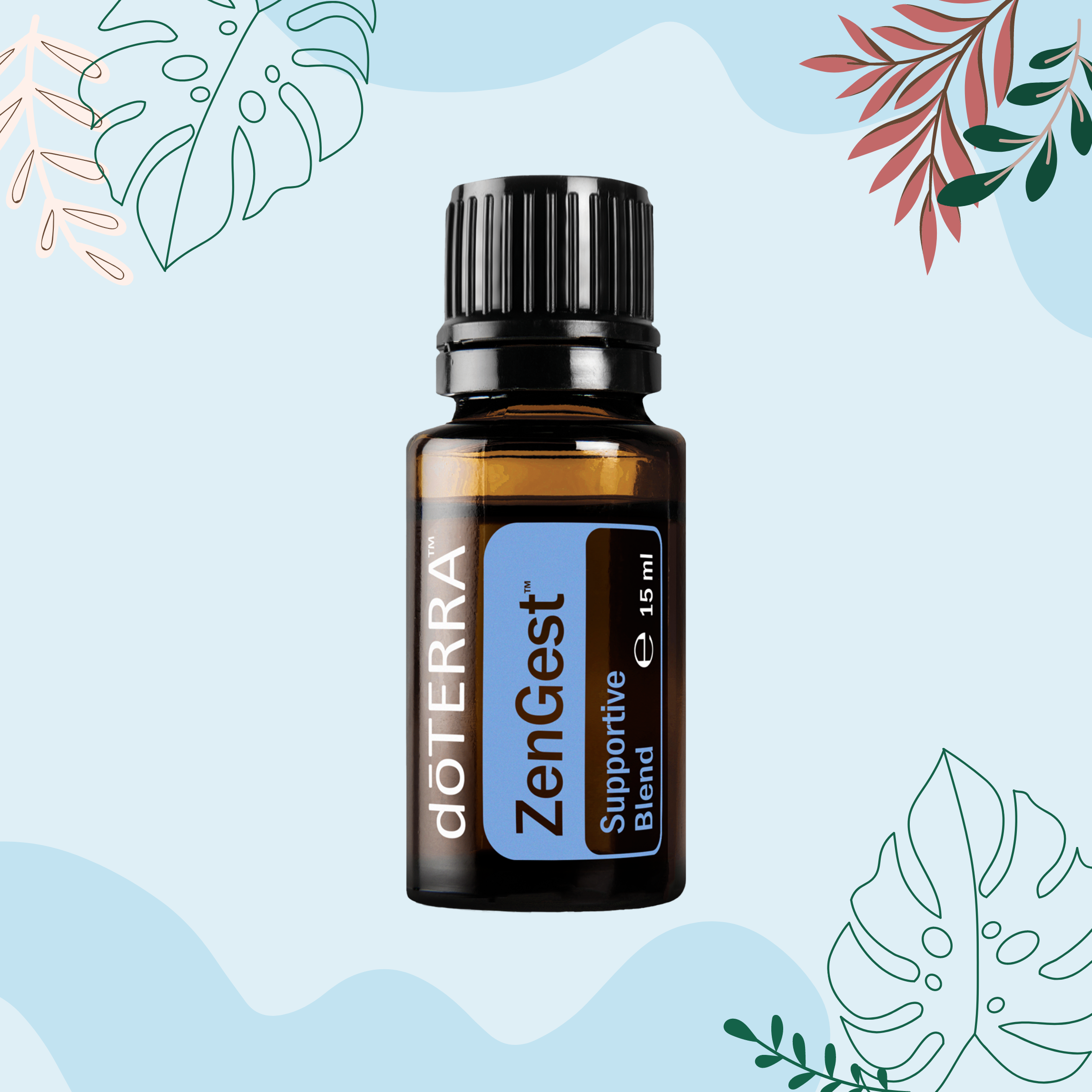 ZenGest™ virškinimo sistemą palaikantis mišinys (15ml)