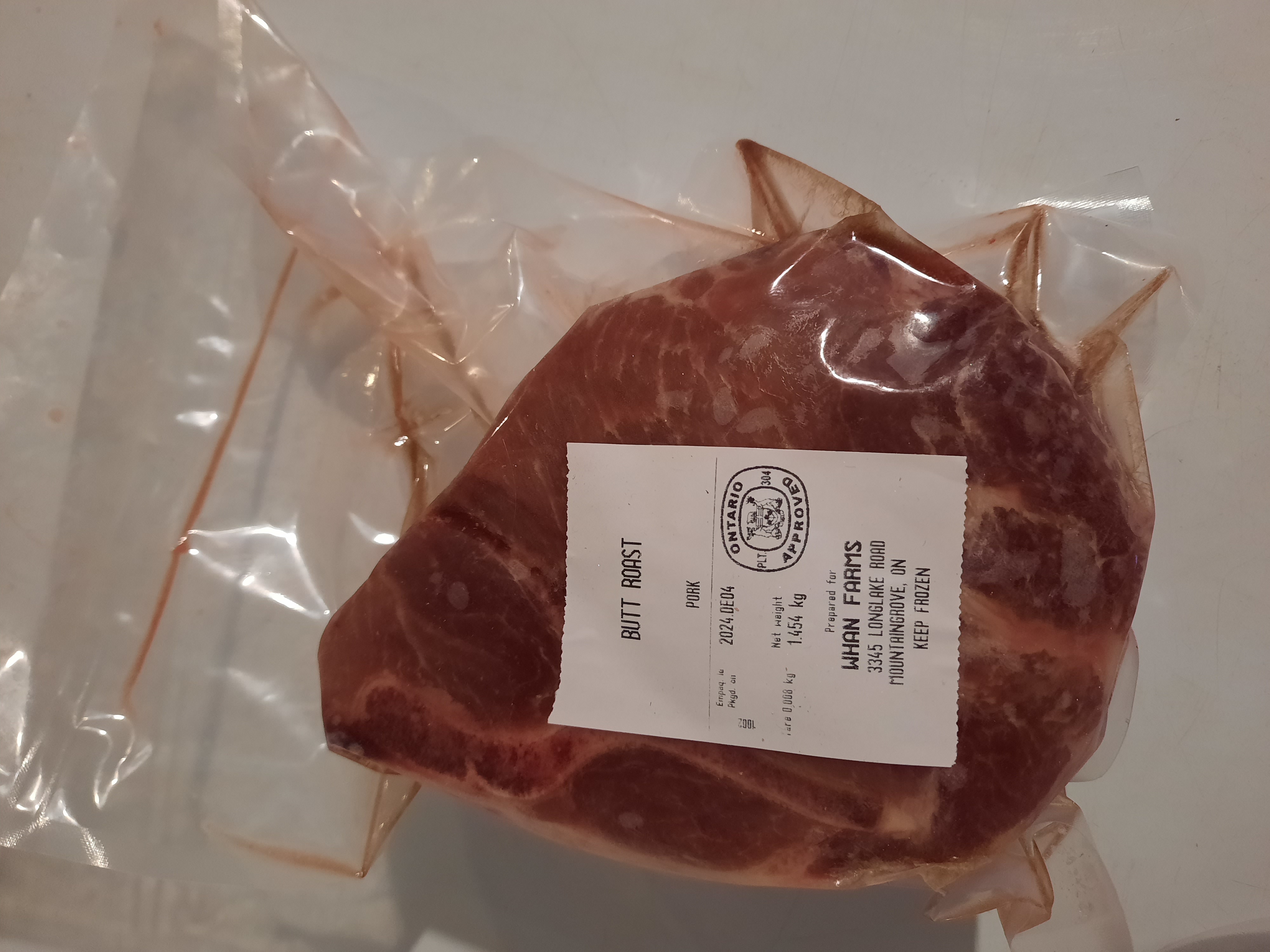 Pork Butt Roast