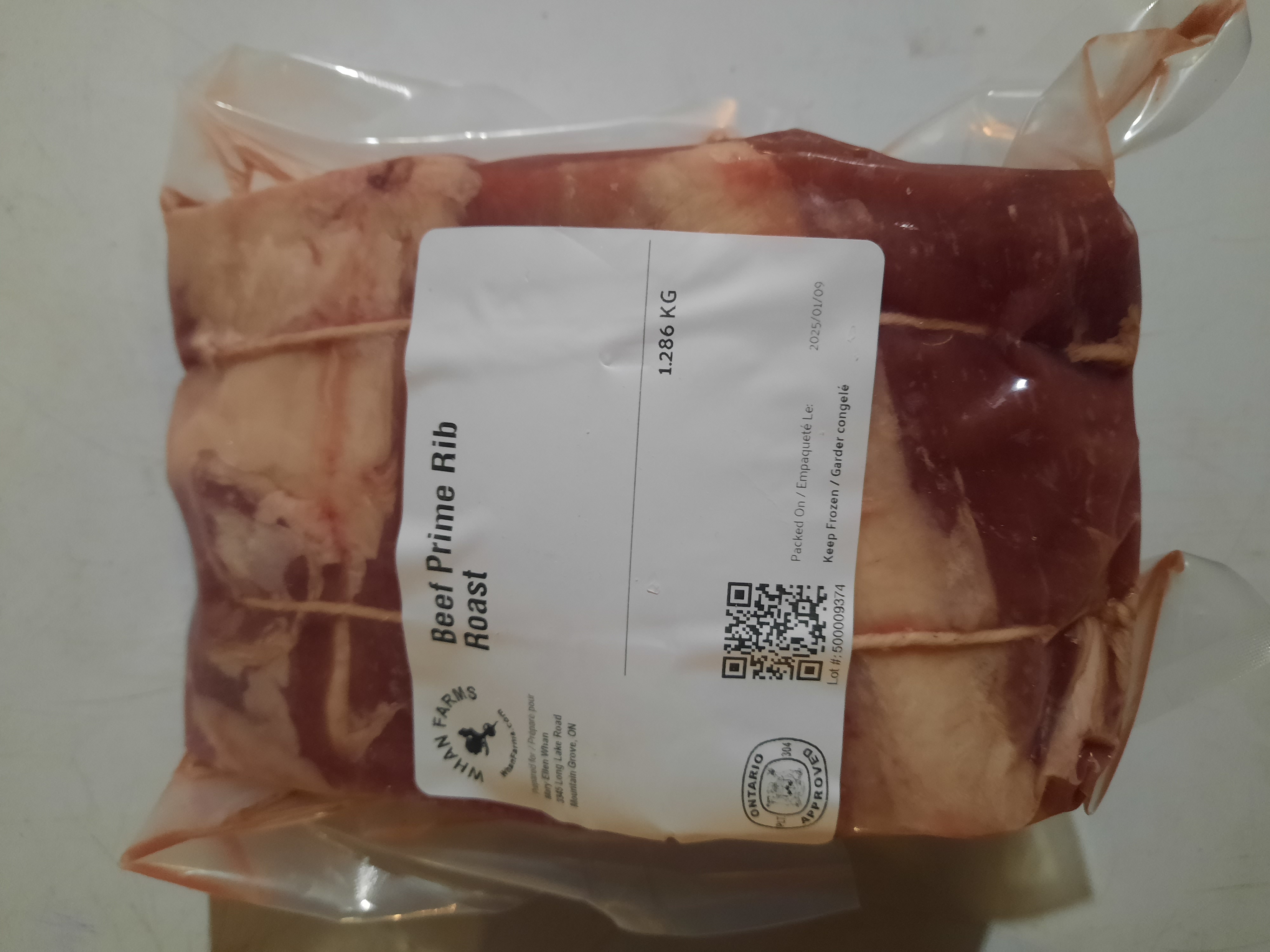Beef Prime Rib Roast