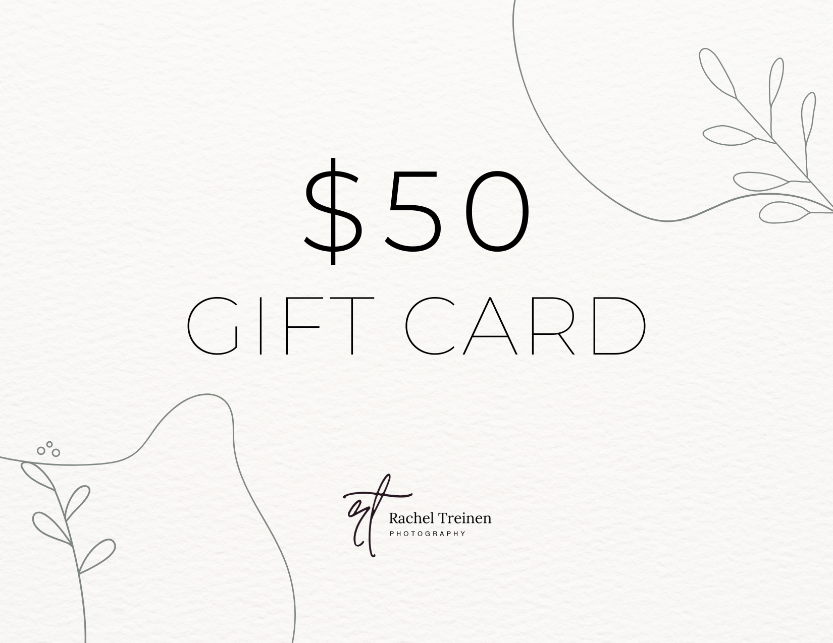 $50 gift card