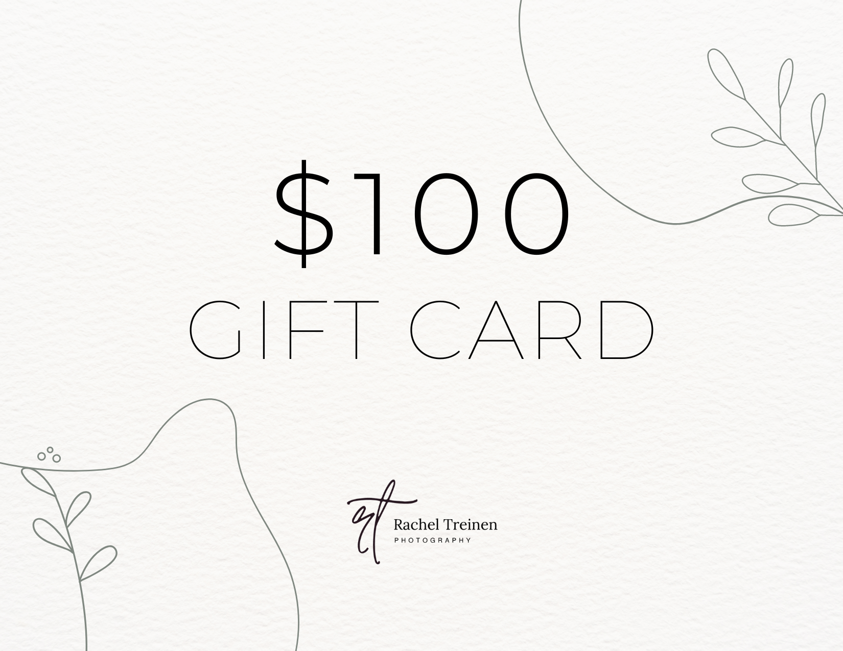 $100 gift card