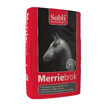 SUBLI MERRIE 20 kg - Pašaras kumelingoms kumelėms, reprodukciniams eržilams ir kumeliukams