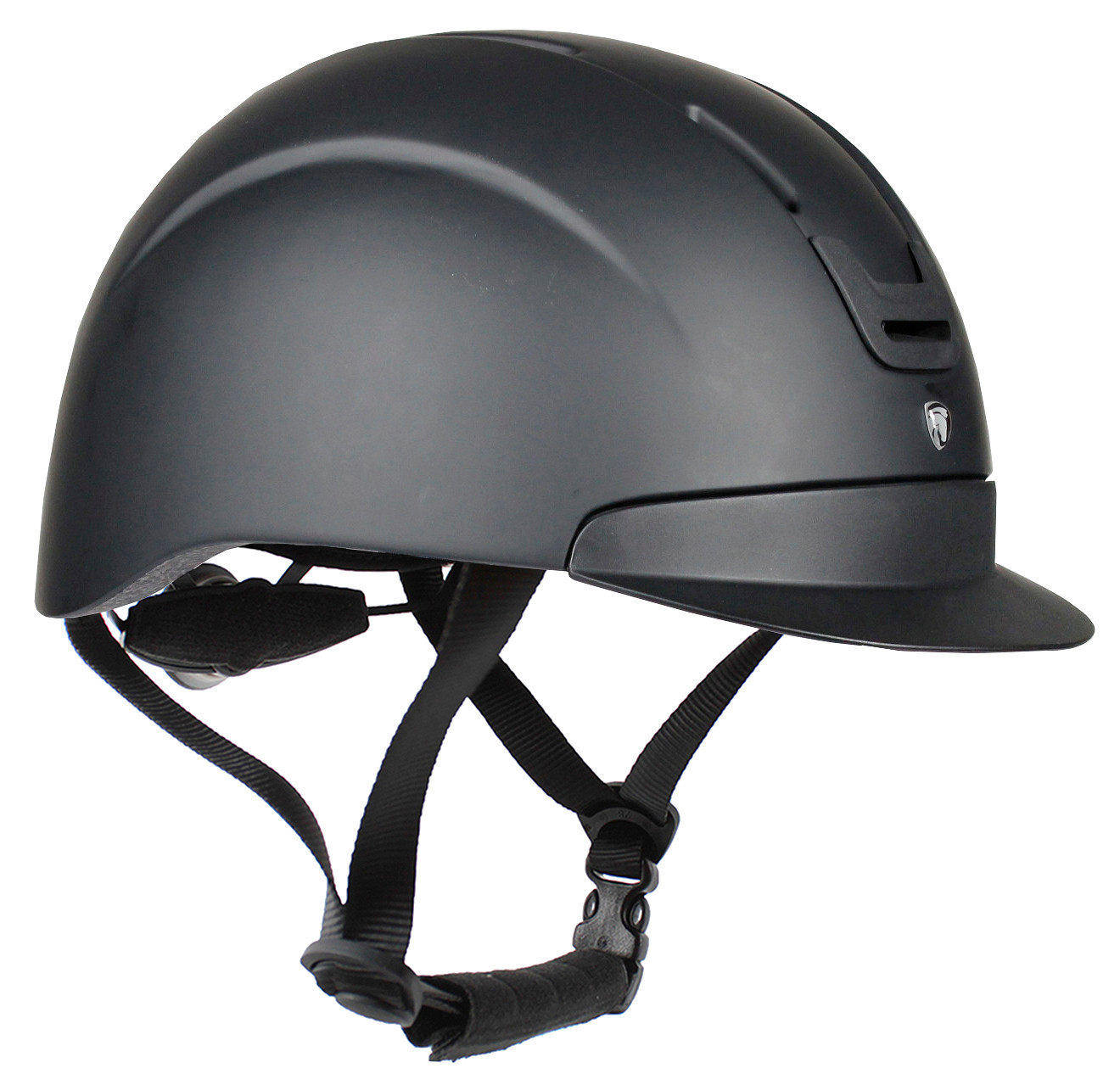 Šalmas "Horsy" juodos spalvos