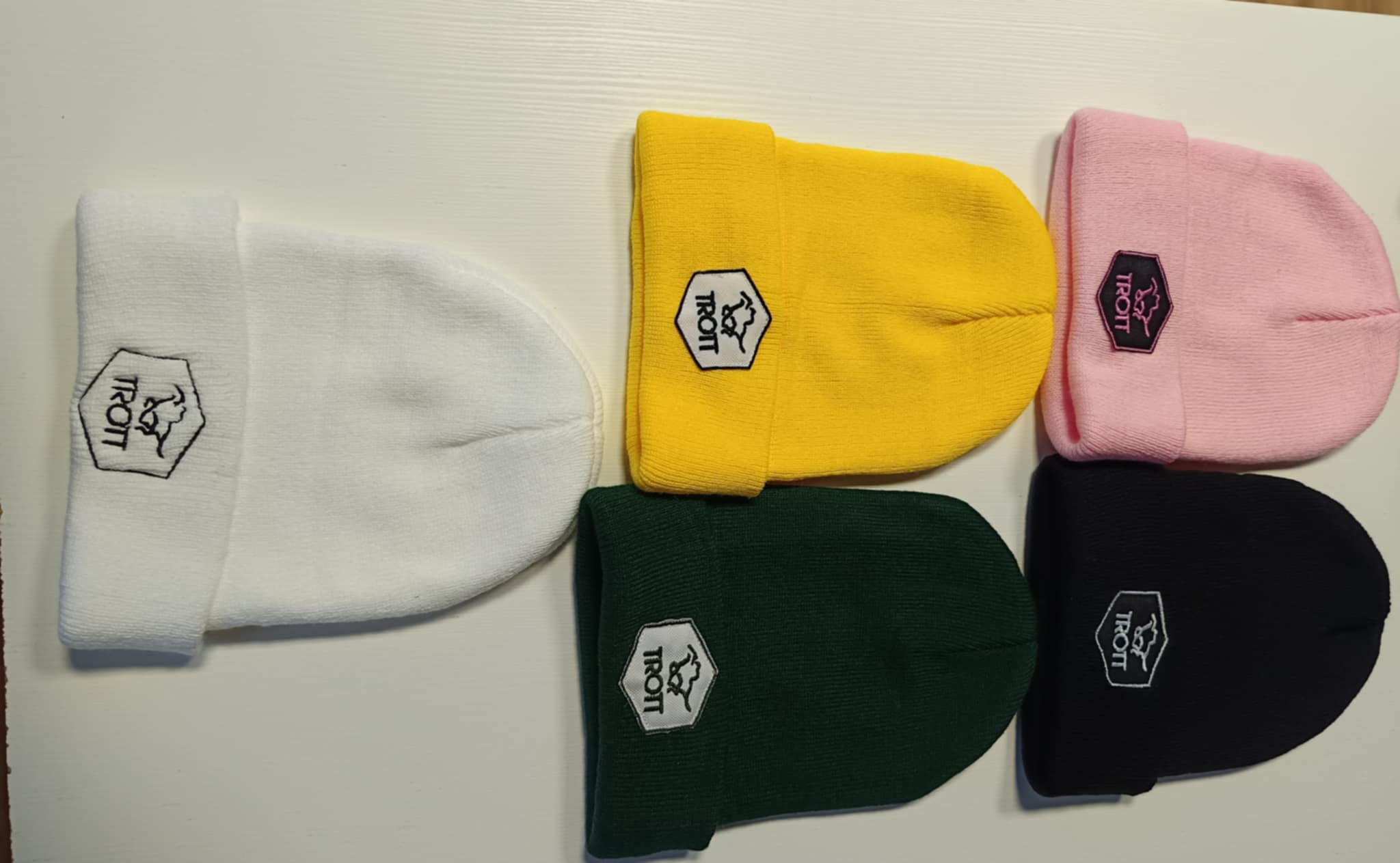 TROTT - šilta kepurė su amblema.