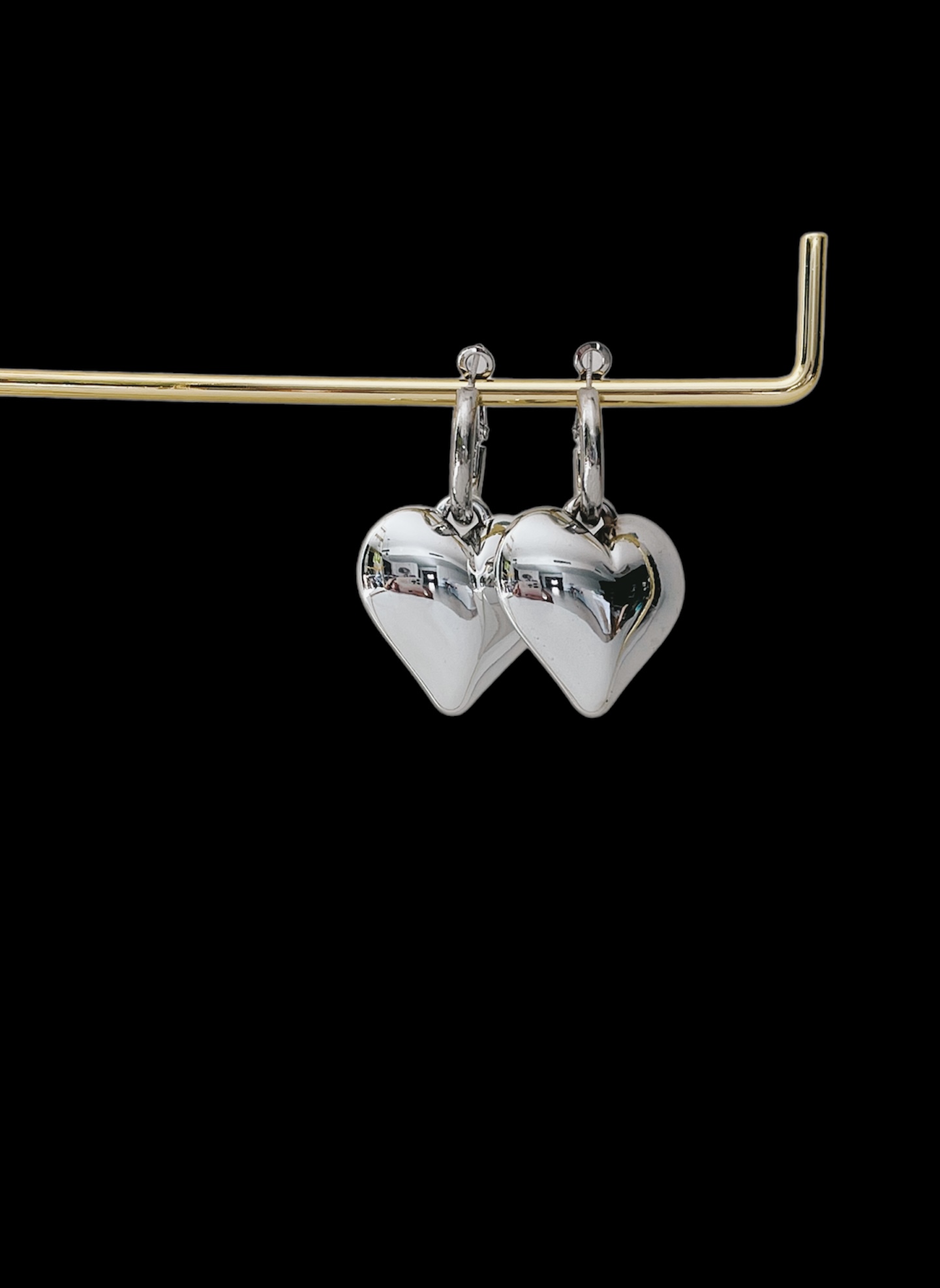Silver Pure of Heart Earrings