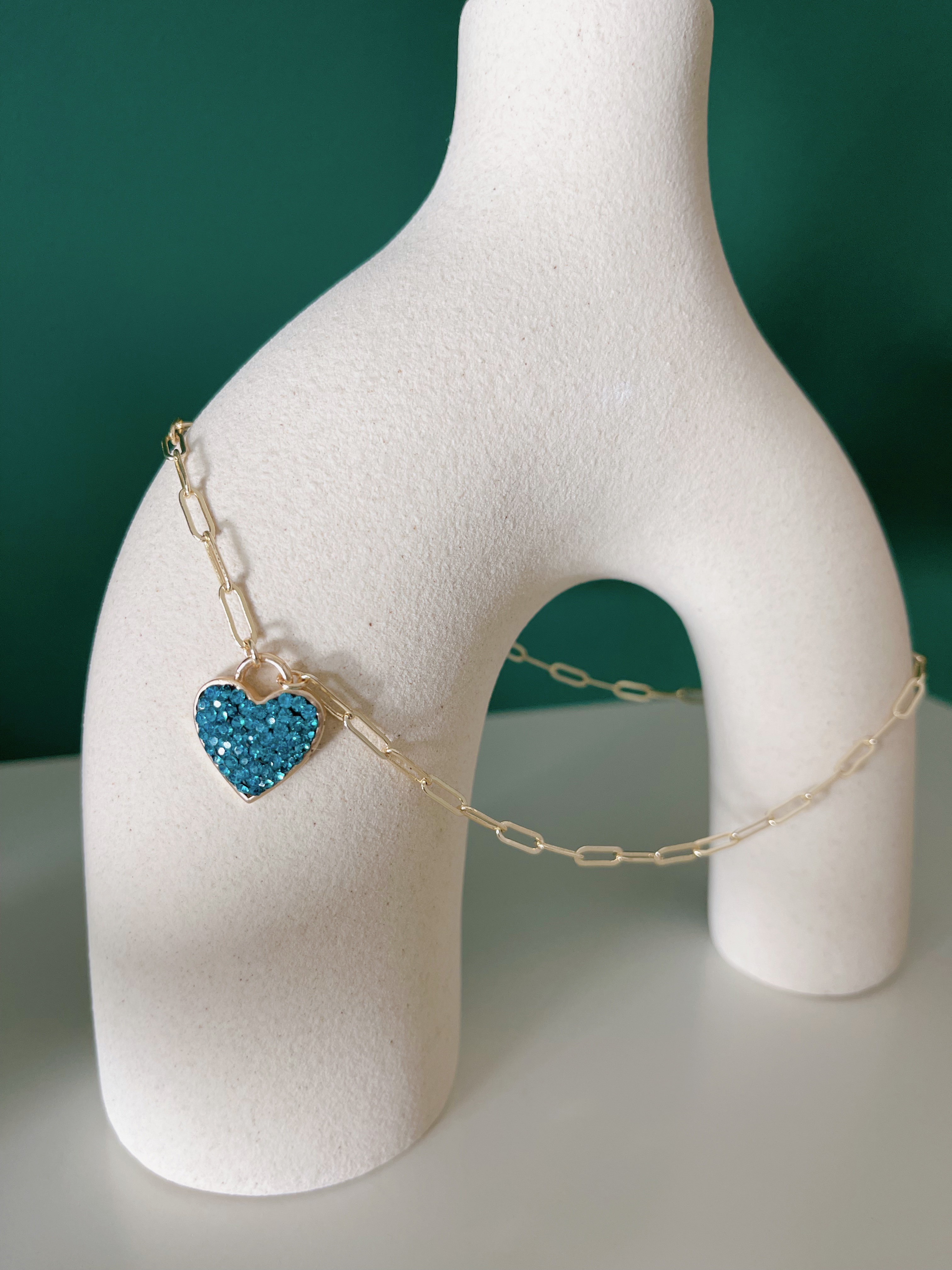 Ophelia Heart Pendant Necklace