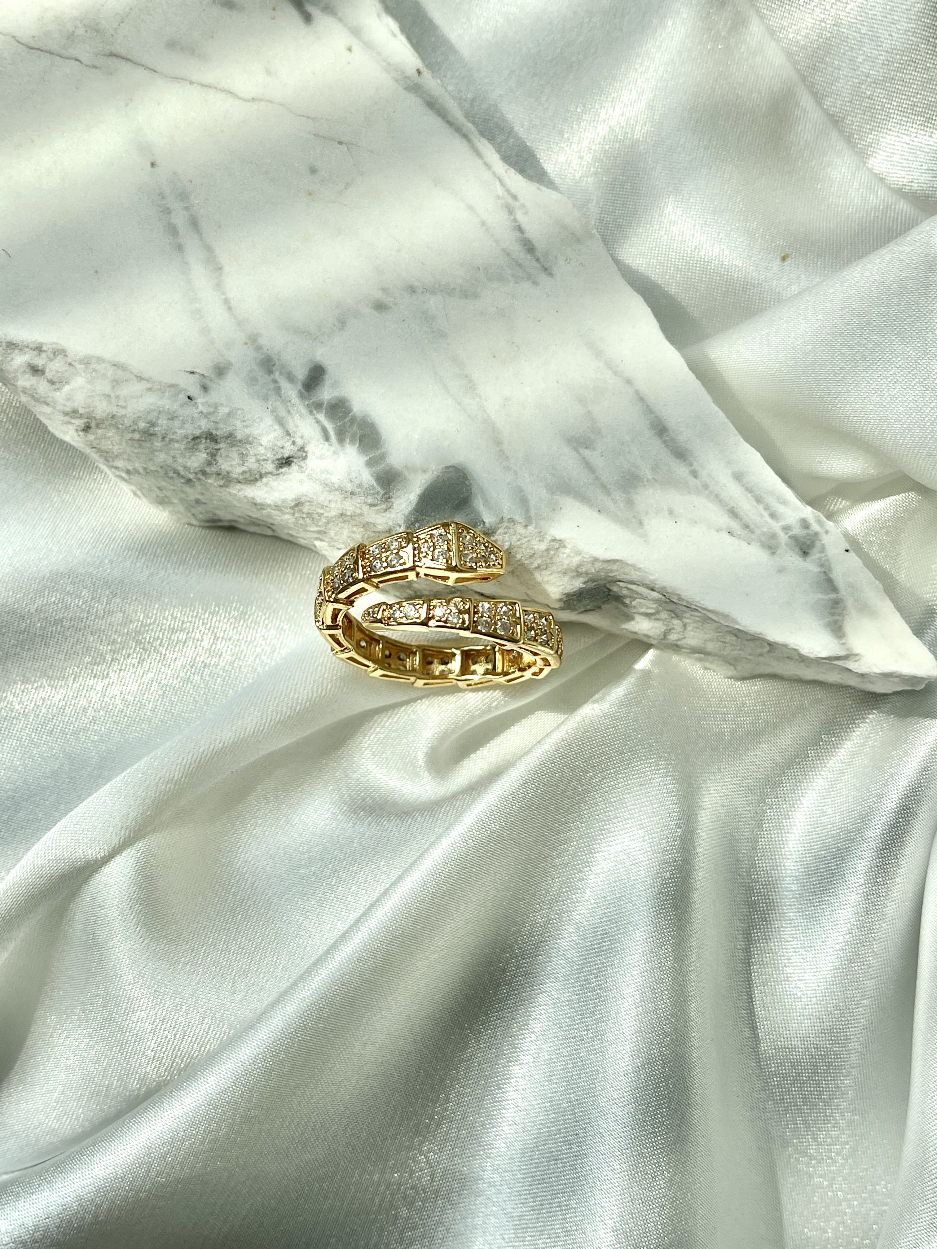 Mason Gold Snake Ring 