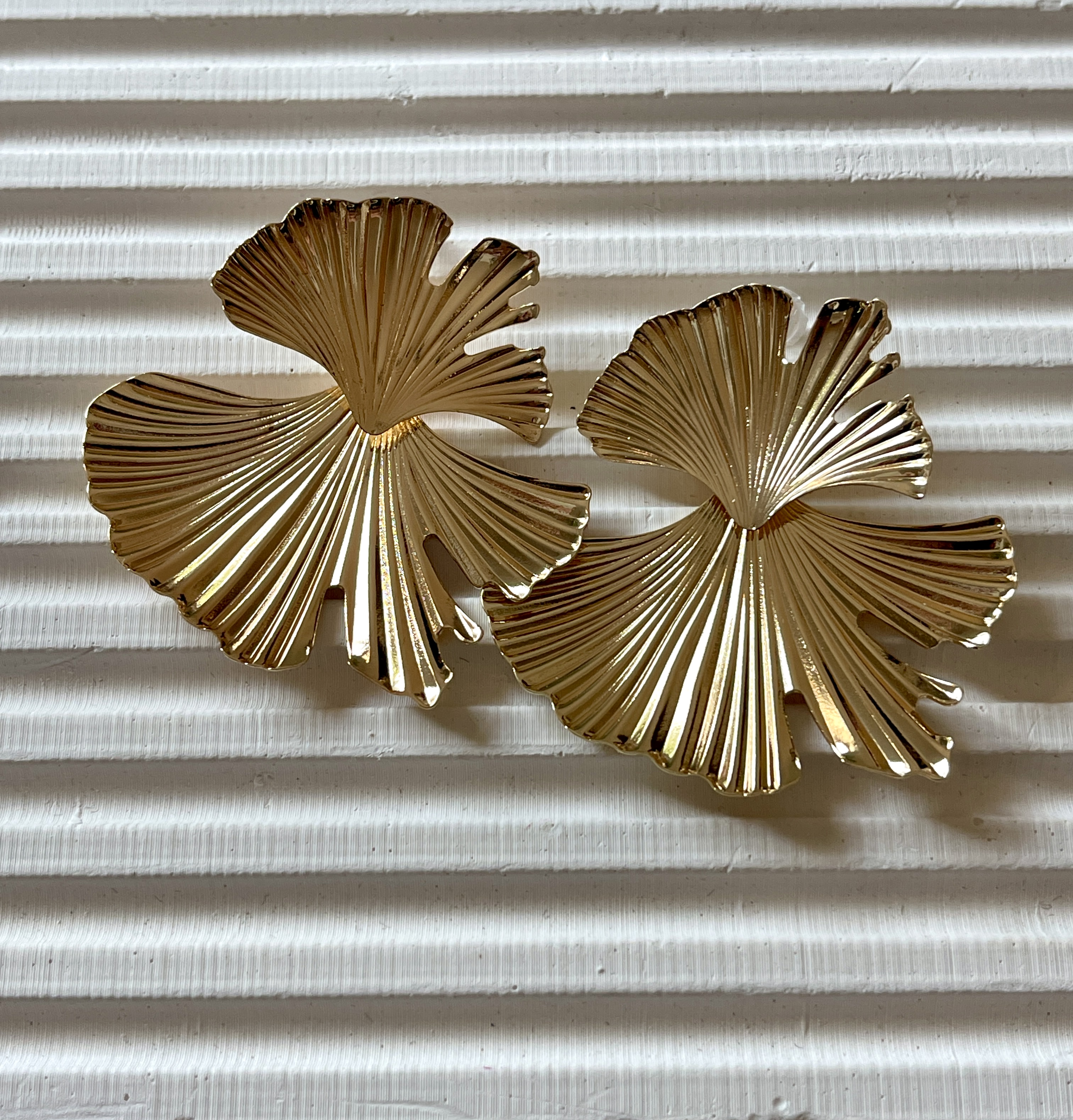 Ginkgo Leaf Earrings