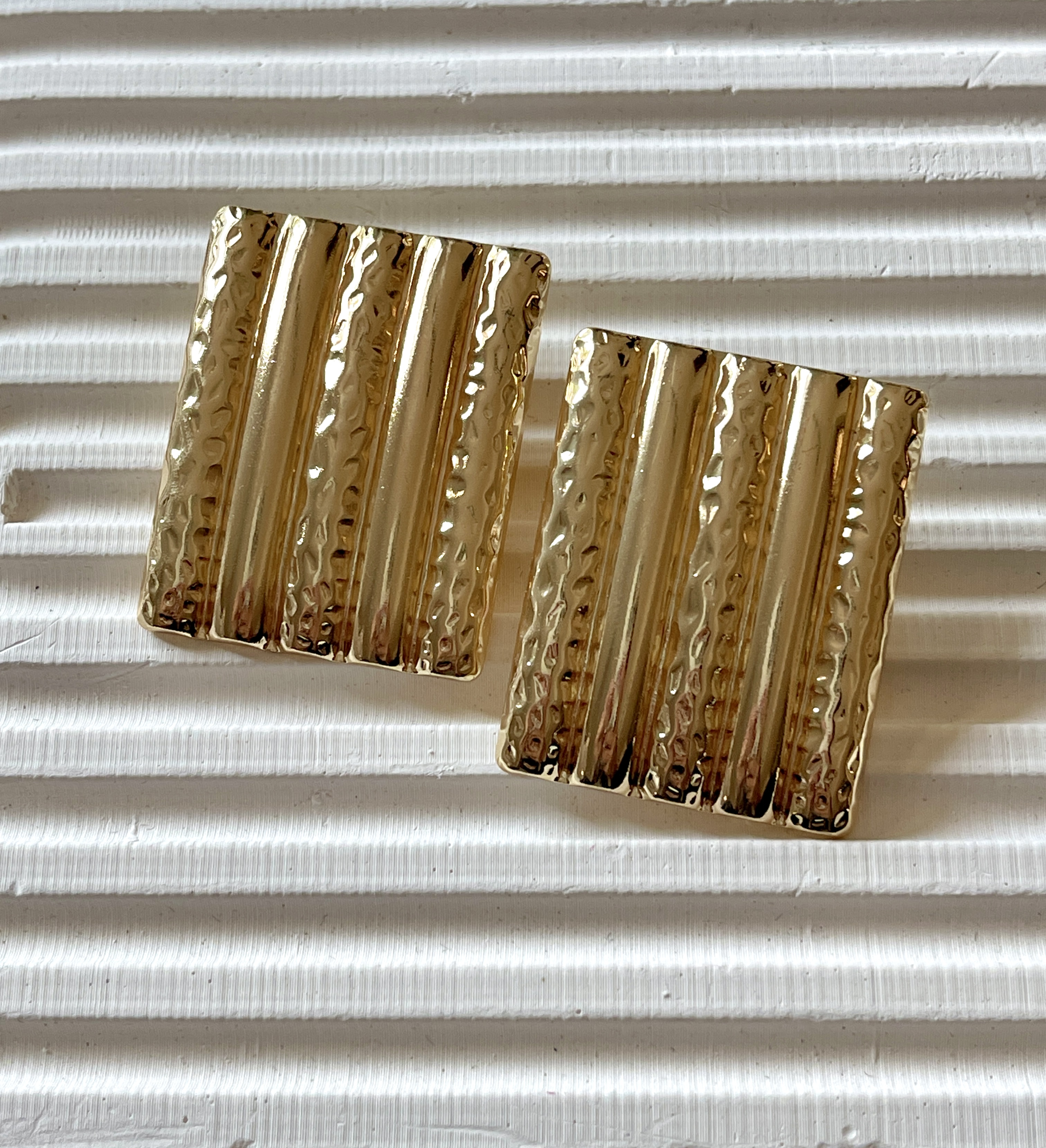 Iris Rectangle Earrings