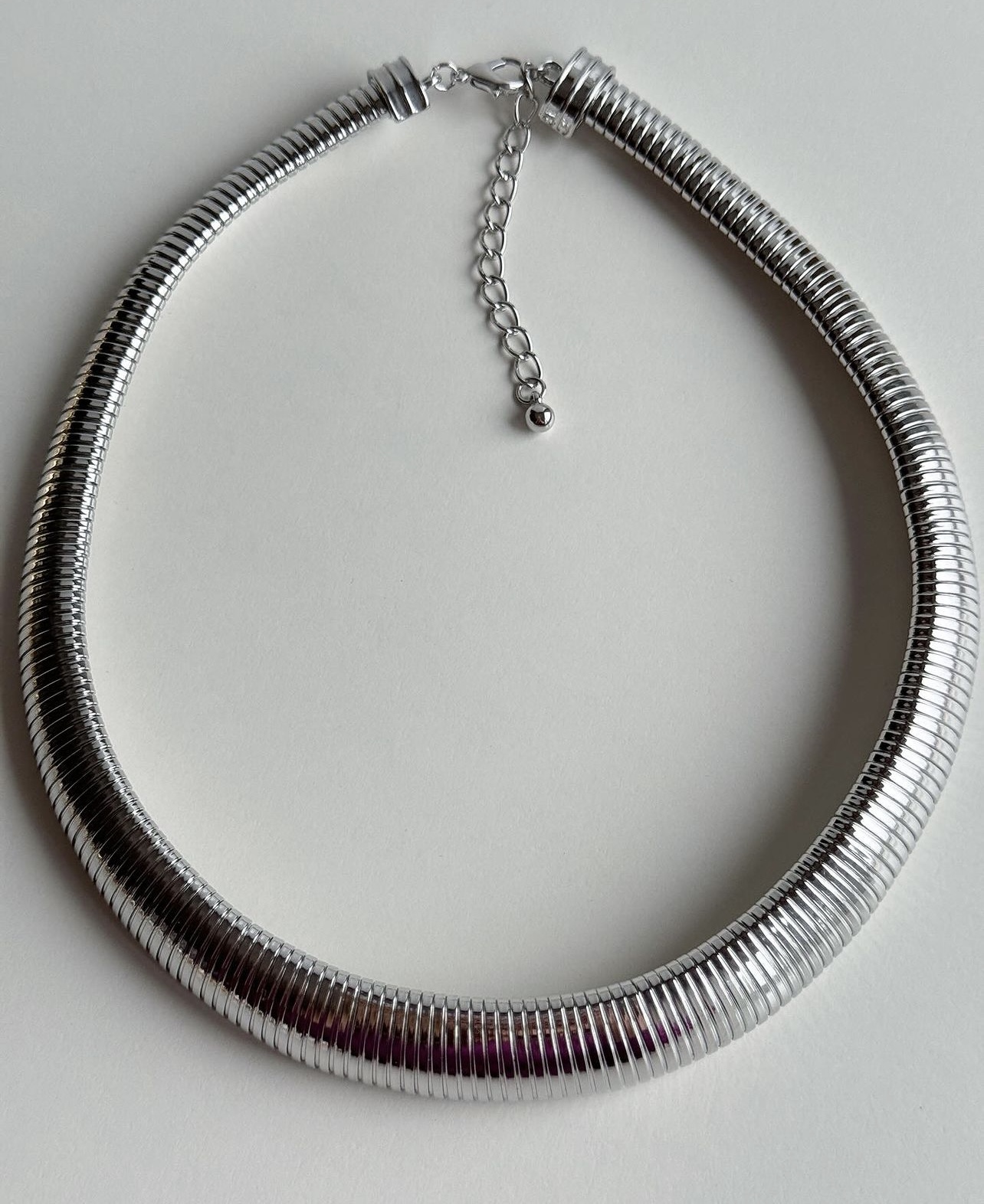 Classic Tubogas Necklace in Silver