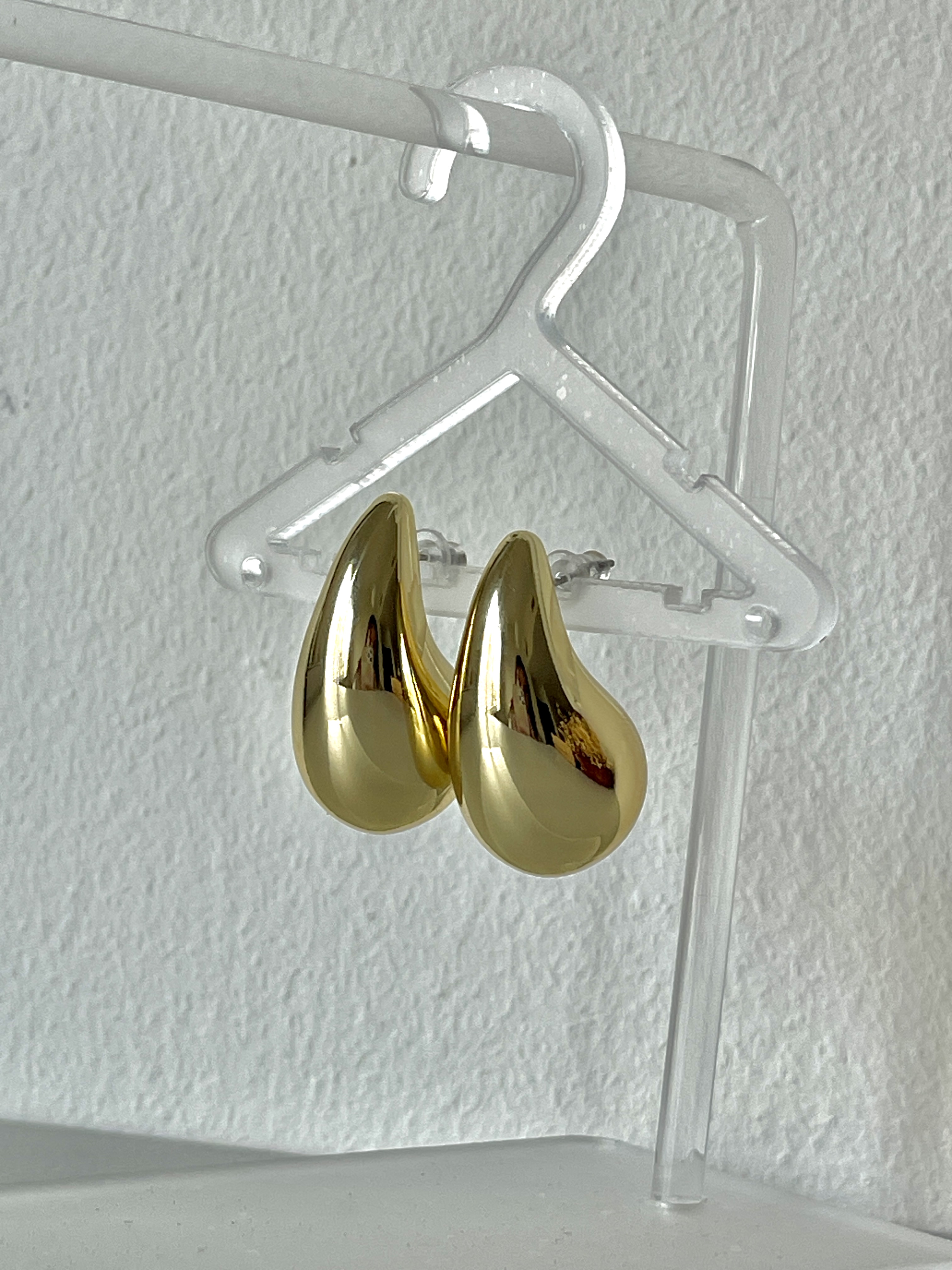 XL Gold Drop Earrings