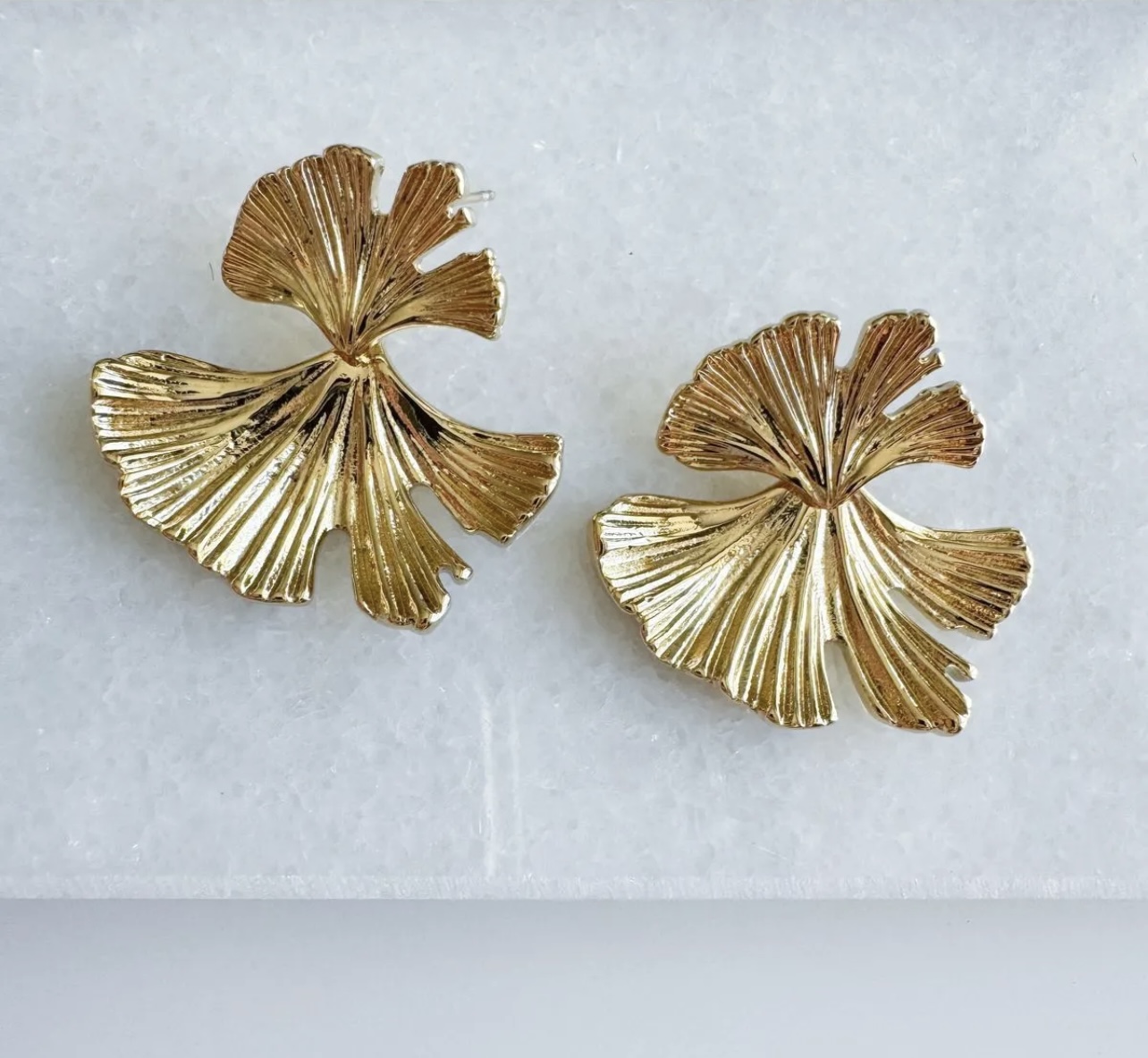 Ginkgo Leaf Earrings