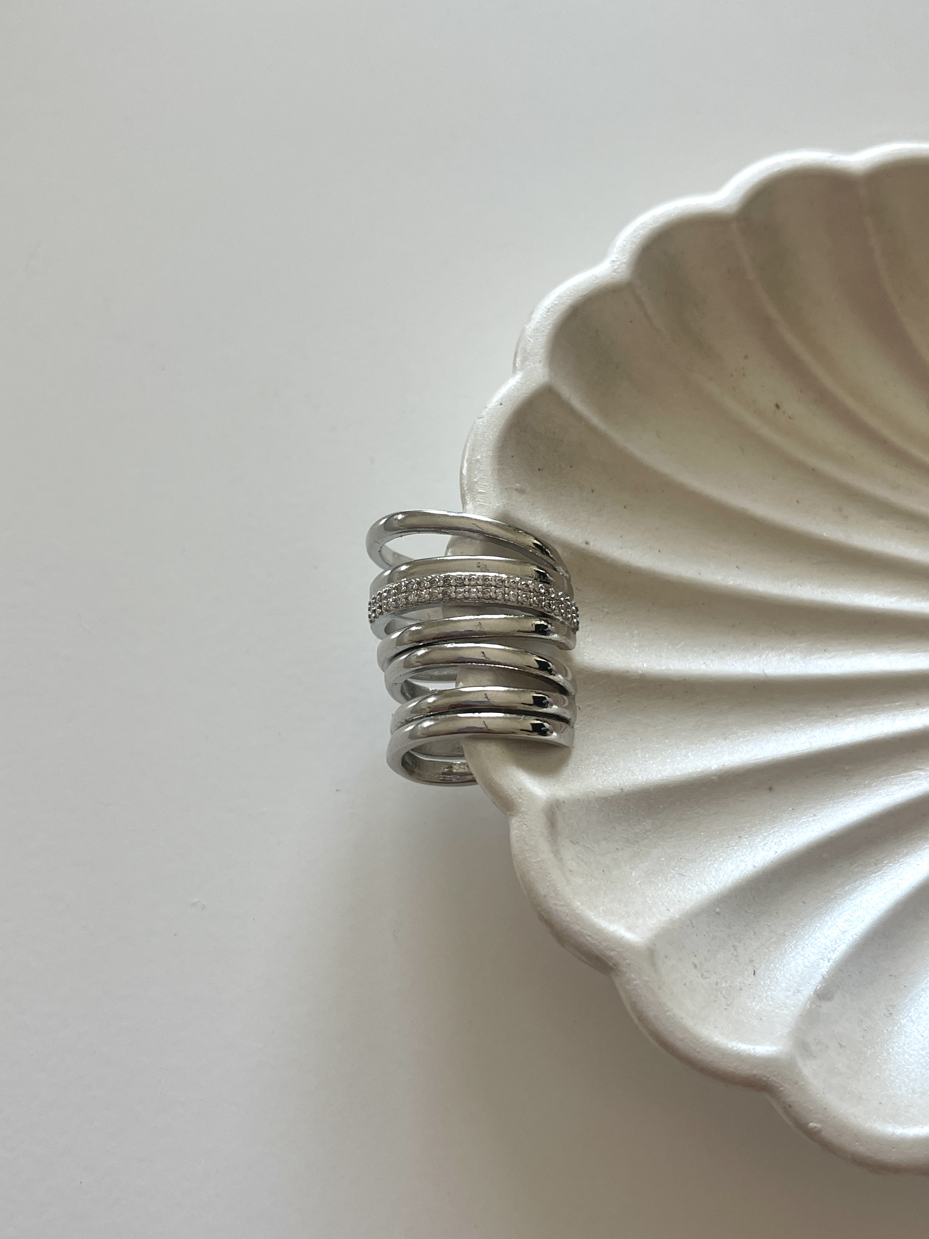 Wrap Ear Cuff in Silver