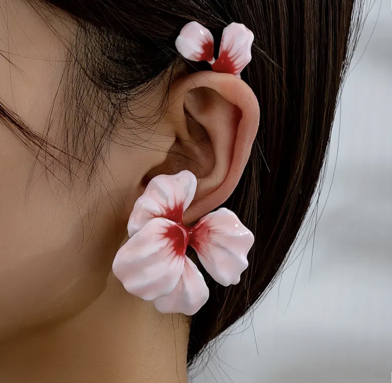 Orchid Ear Cuff