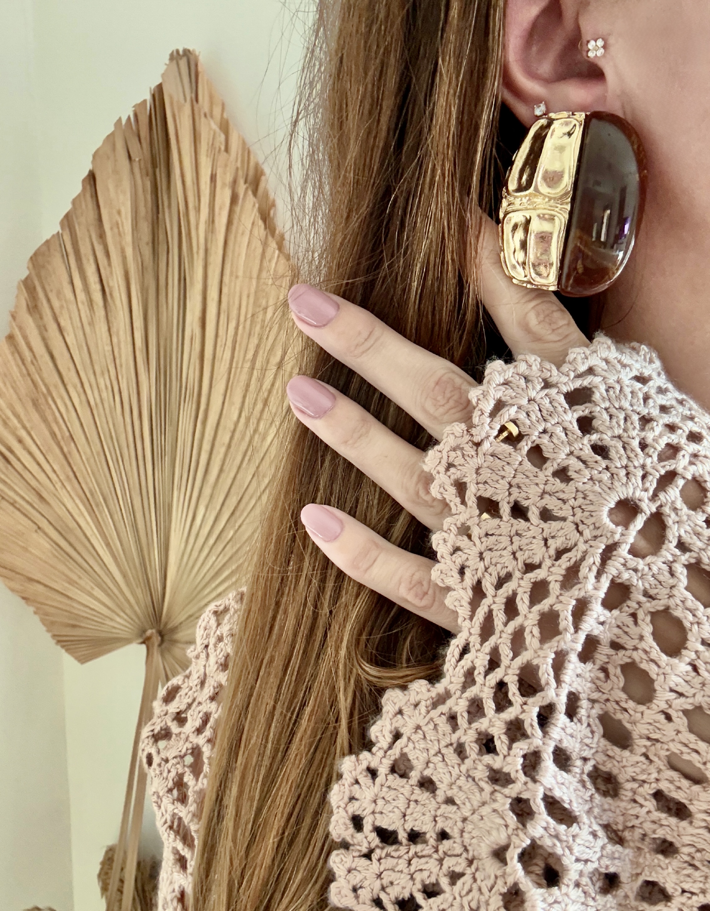 Boho Coffee Earrings