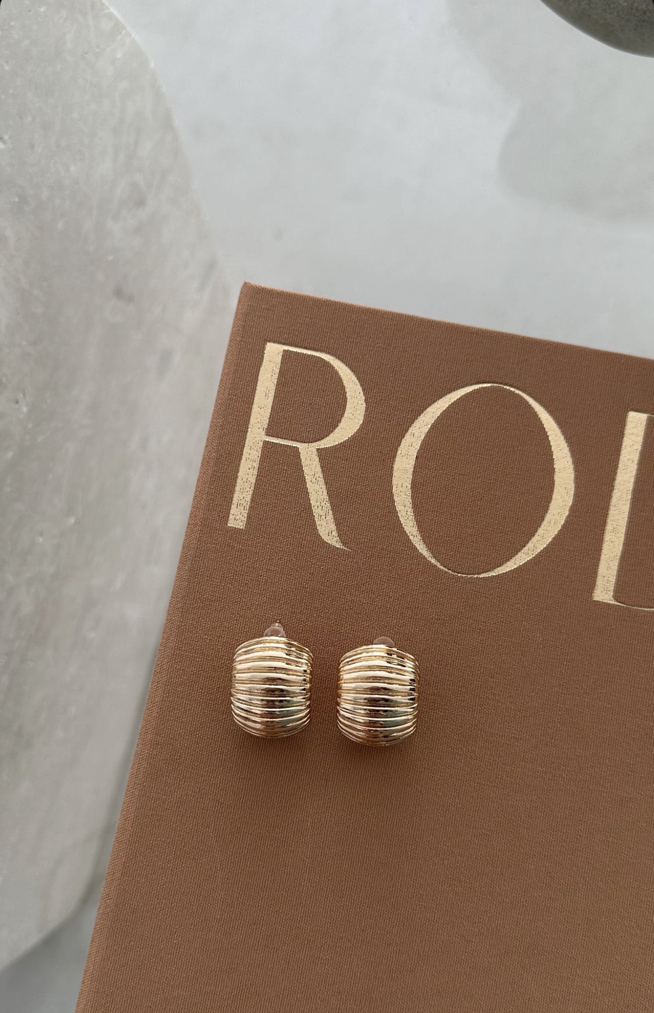 Scarlet Vintage Gold Earrings