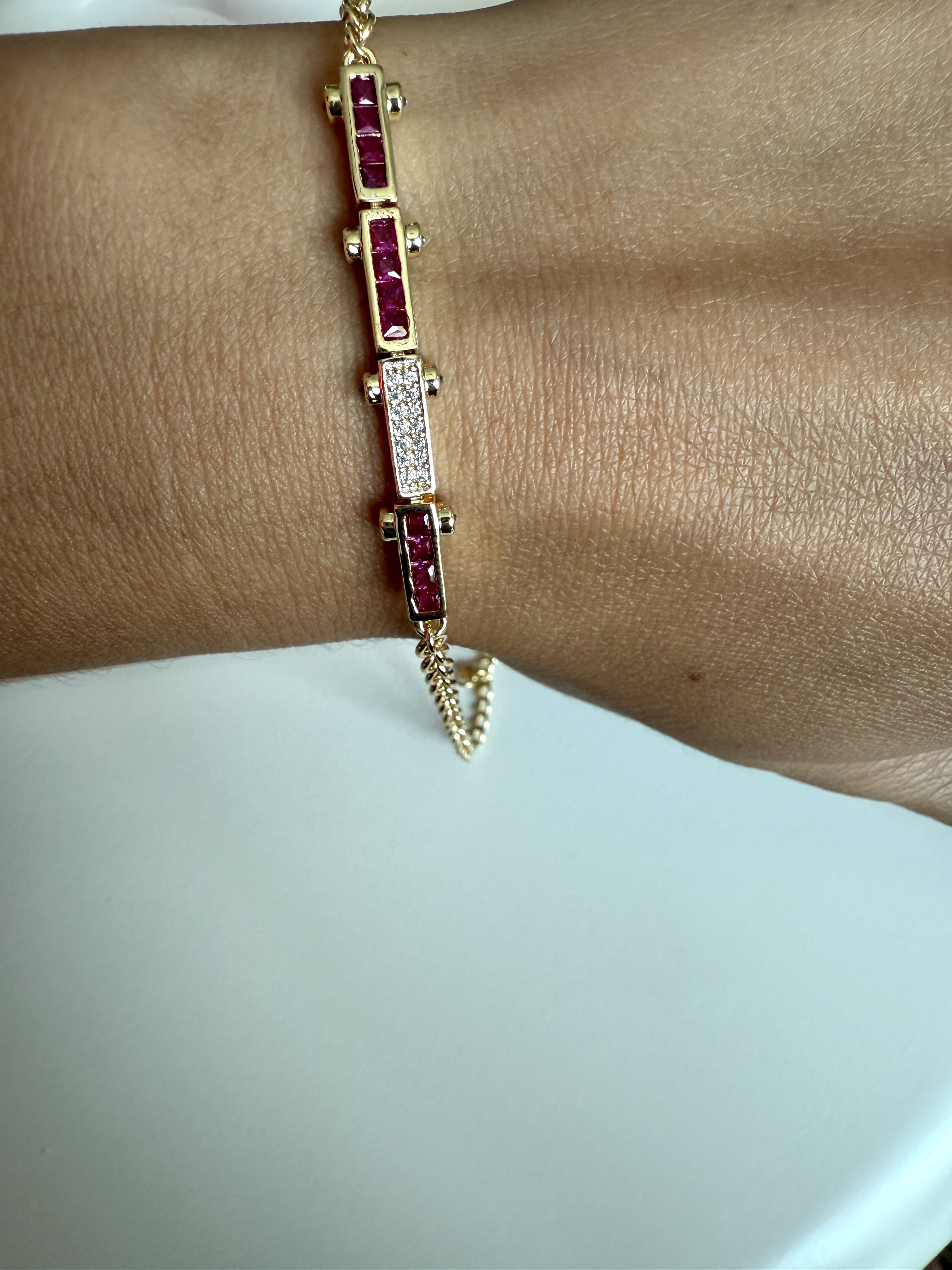 Blended Ruby Bracelet