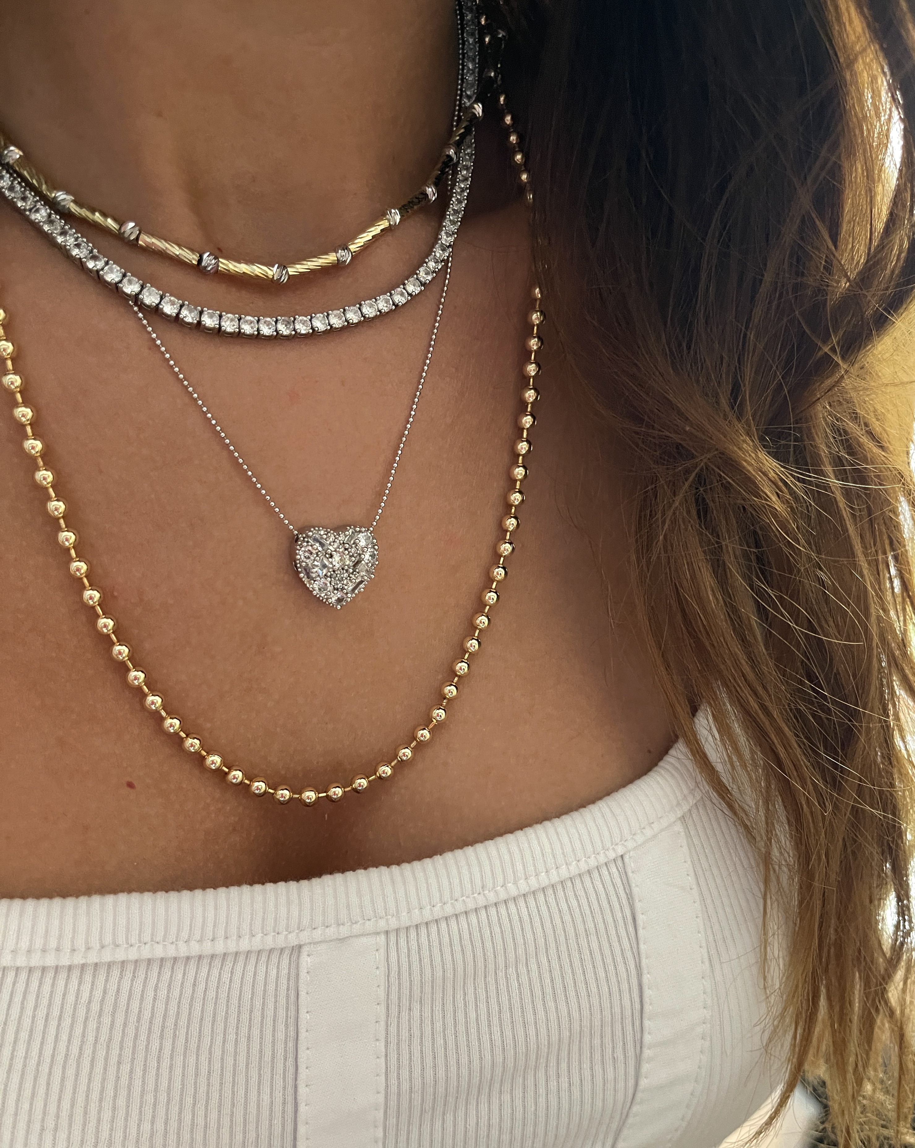 Mai Non-Twisting Tennis Necklace