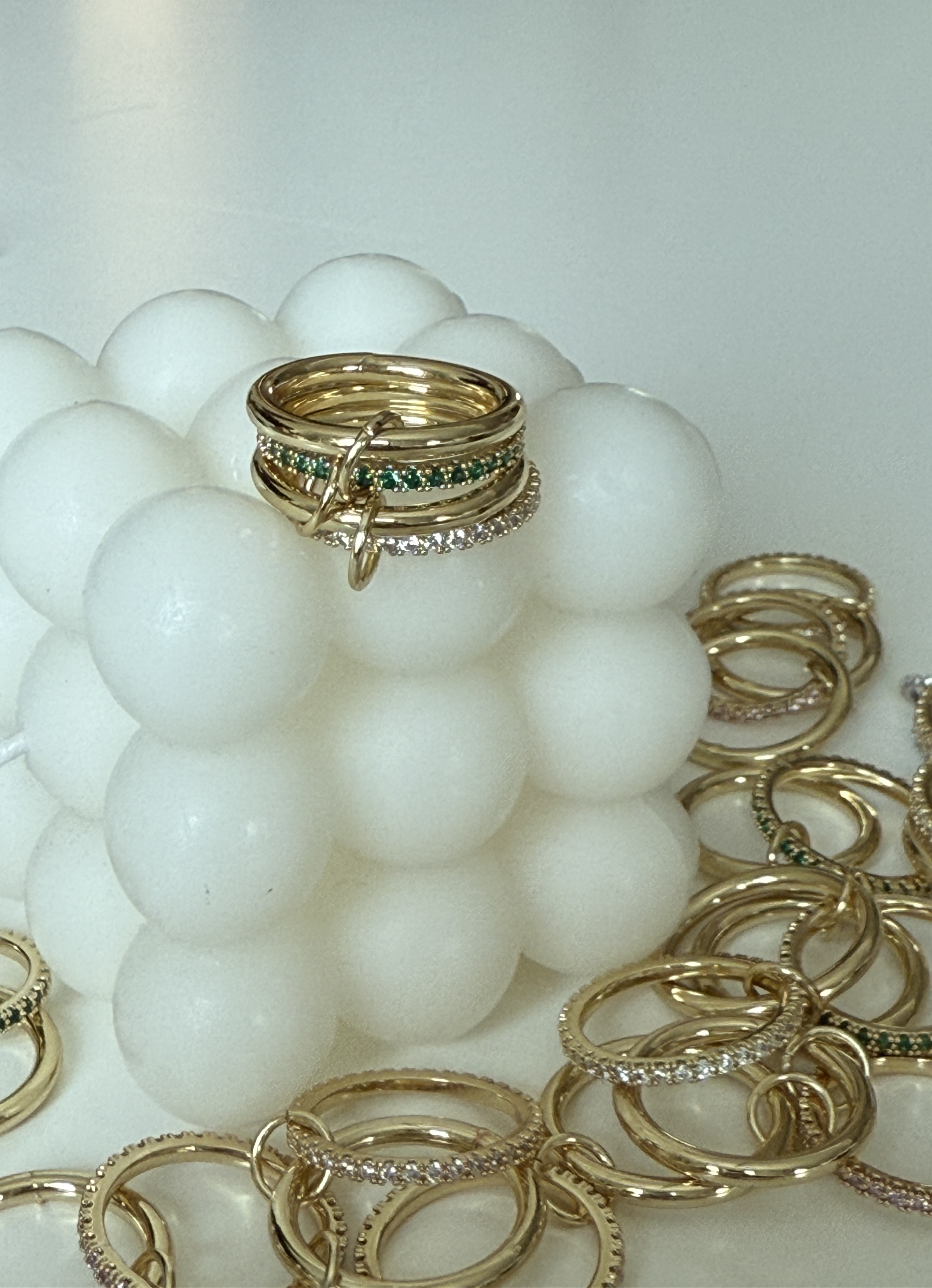 MULTI BAND ETERNITY RING BAND- STACKING BANDS