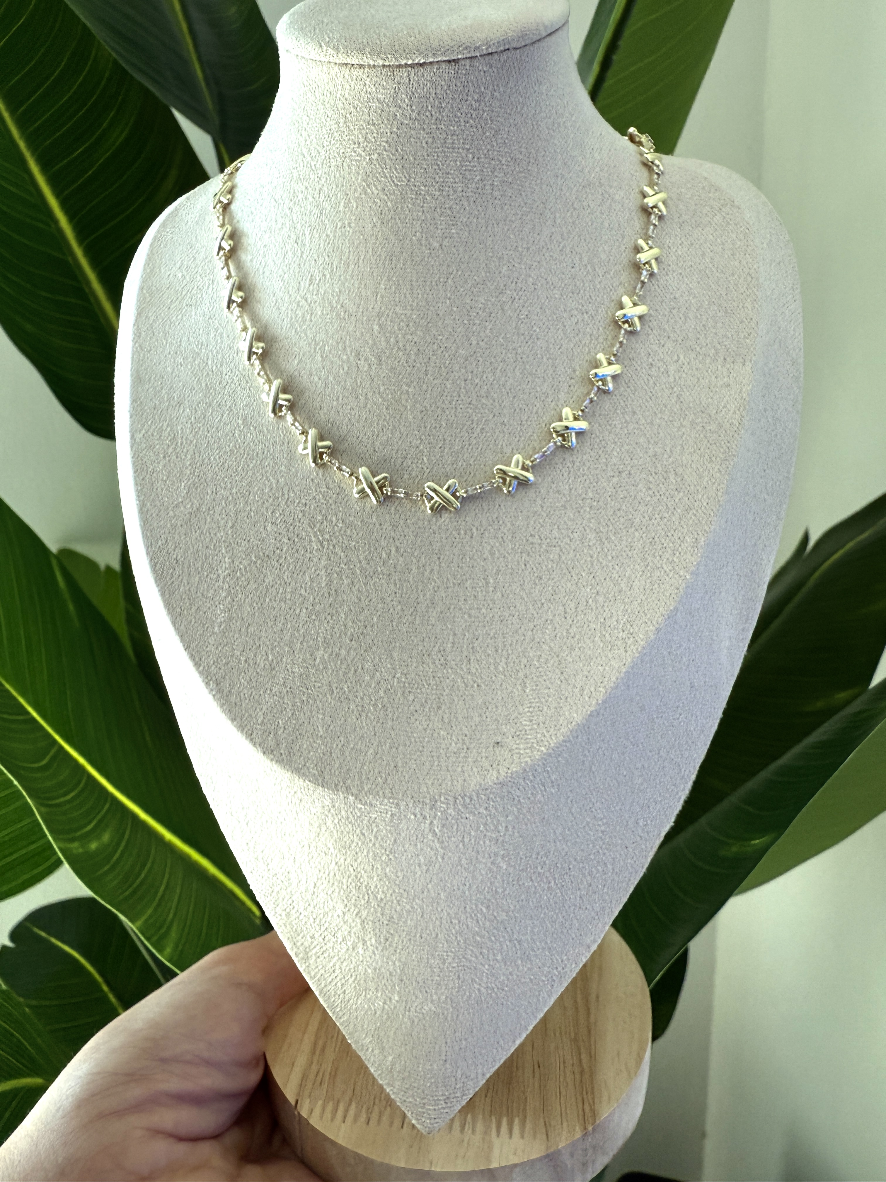 X Link Statement Necklace