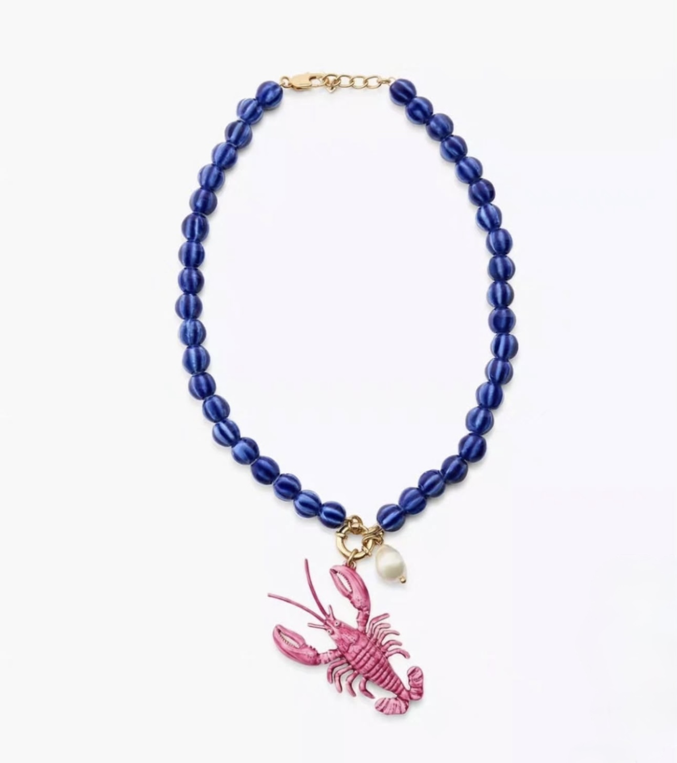 Lobster Bead Necklace