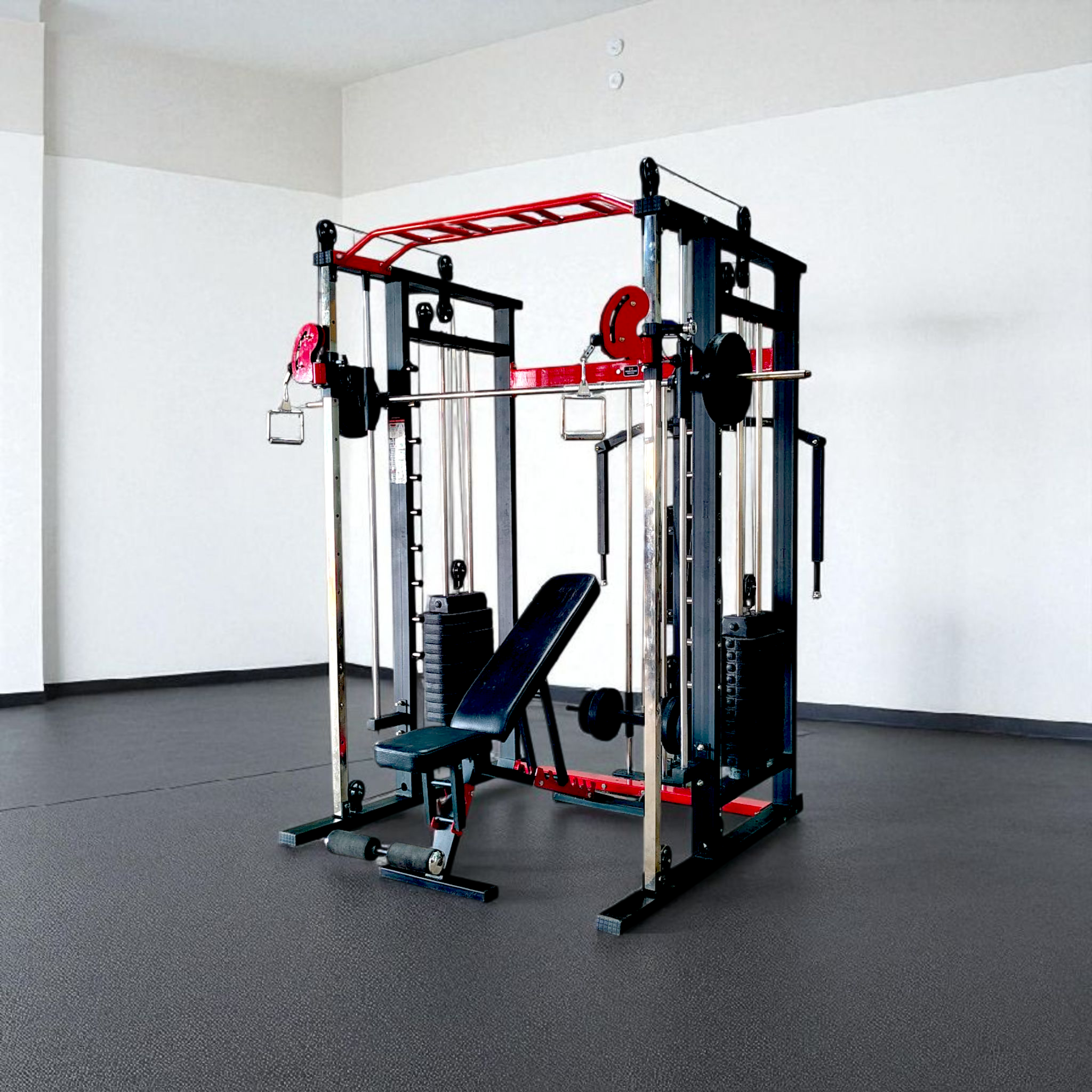IB900 Pro Multi Home Gym Machine with Separate Pec Fly at rear & smith